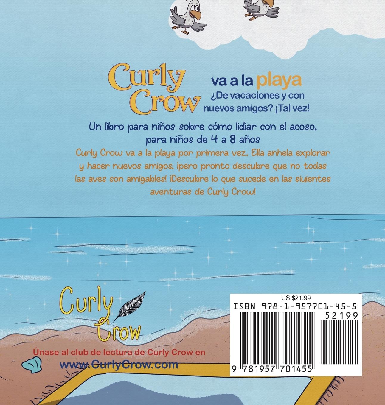 Rückseitencover Curly Crow va a la playa