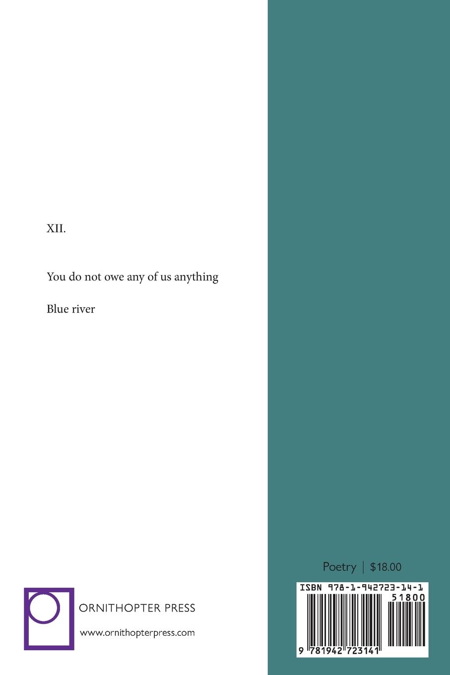 Rückseitencover Reclaimed Water