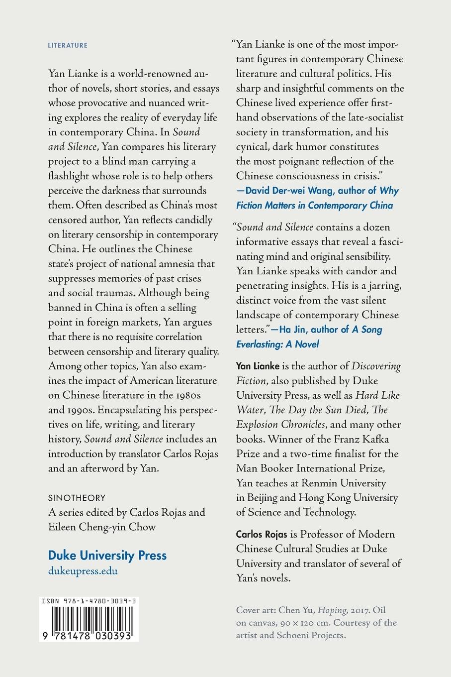 Rückseitencover Sound and Silence