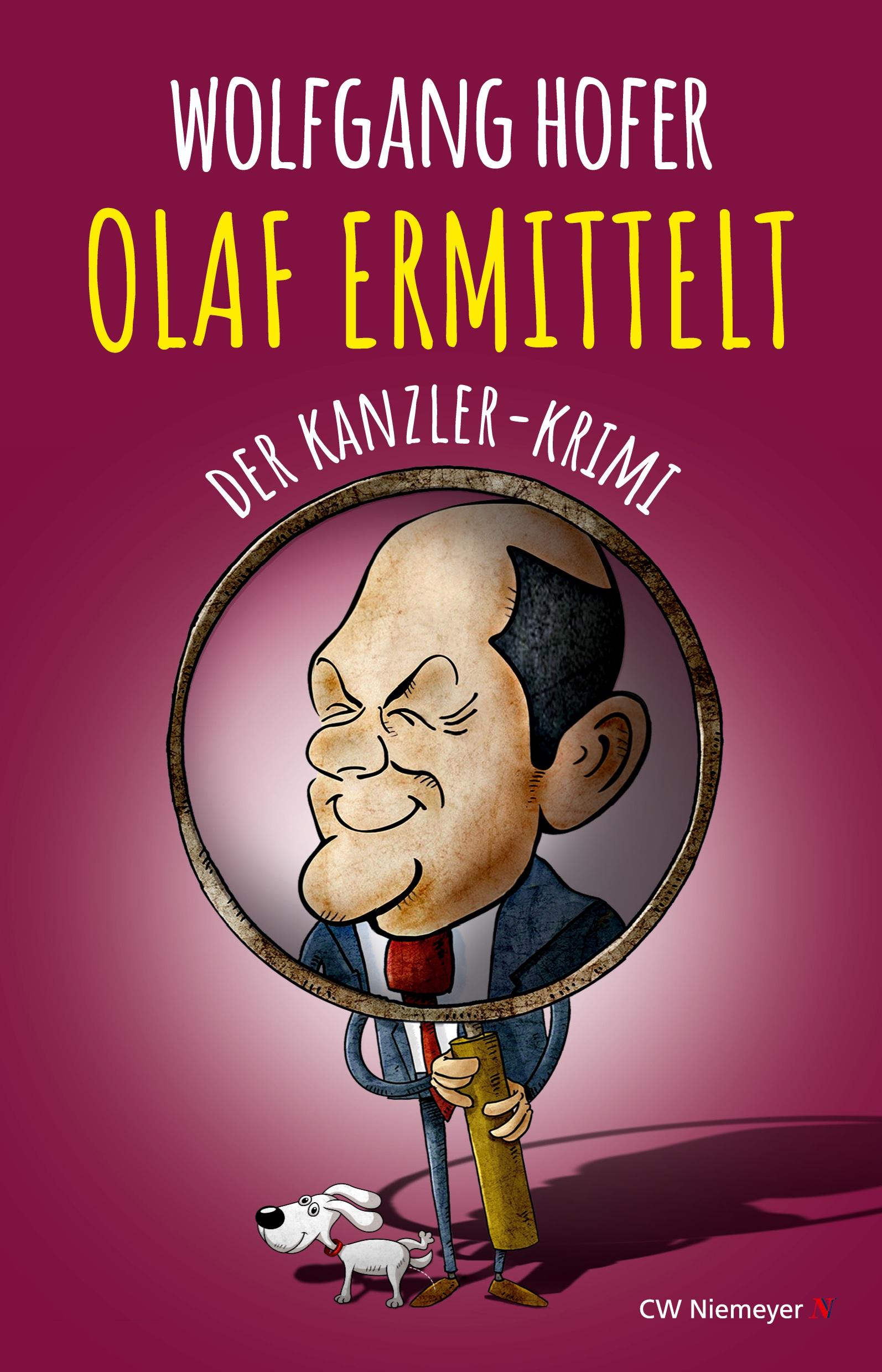Vorderes Coverbild OLAF ERMITTELT - Der Kanzler-Krimi