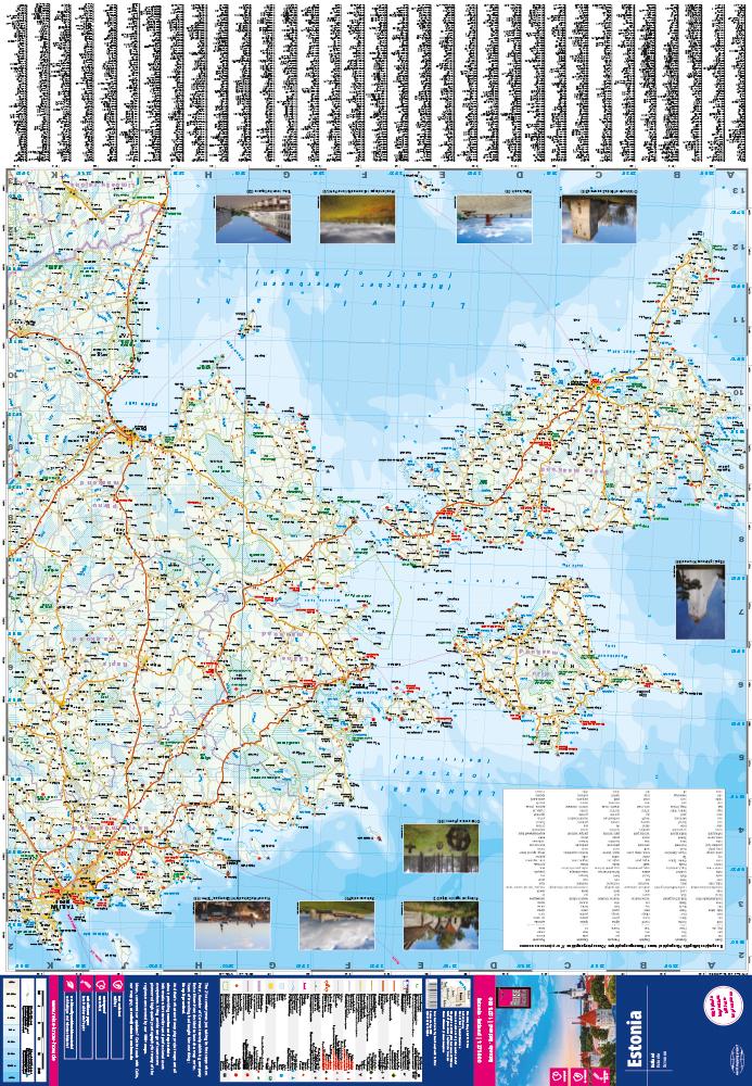 Beispielinhalt (Bild) Reise Know-How Landkarte Estland 1 : 275.000