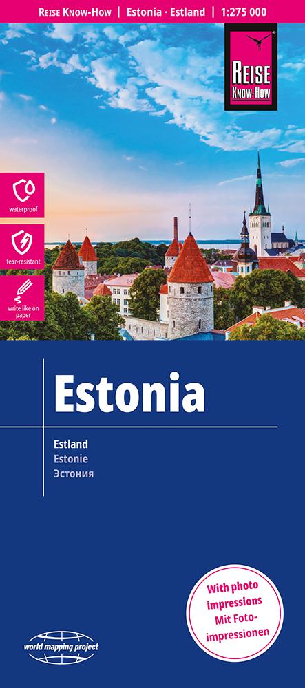 Vorderes Coverbild Reise Know-How Landkarte Estland 1 : 275.000