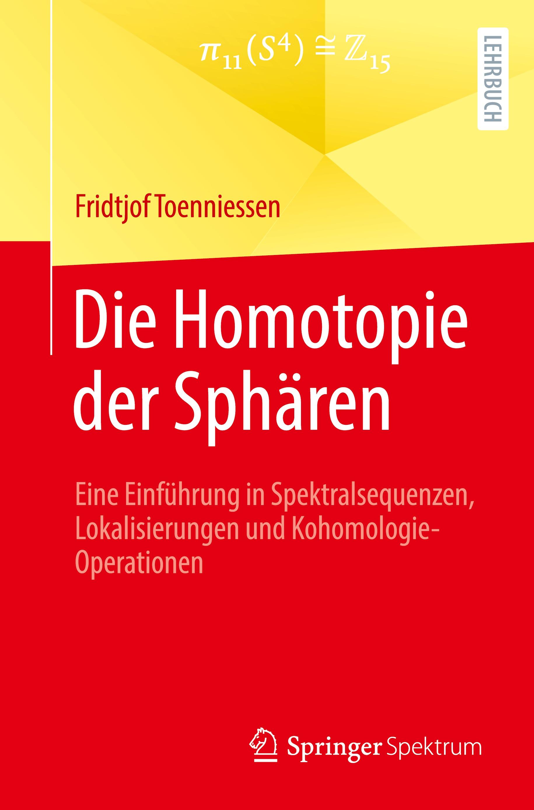 Vorderes Coverbild Die Homotopie der Sphären