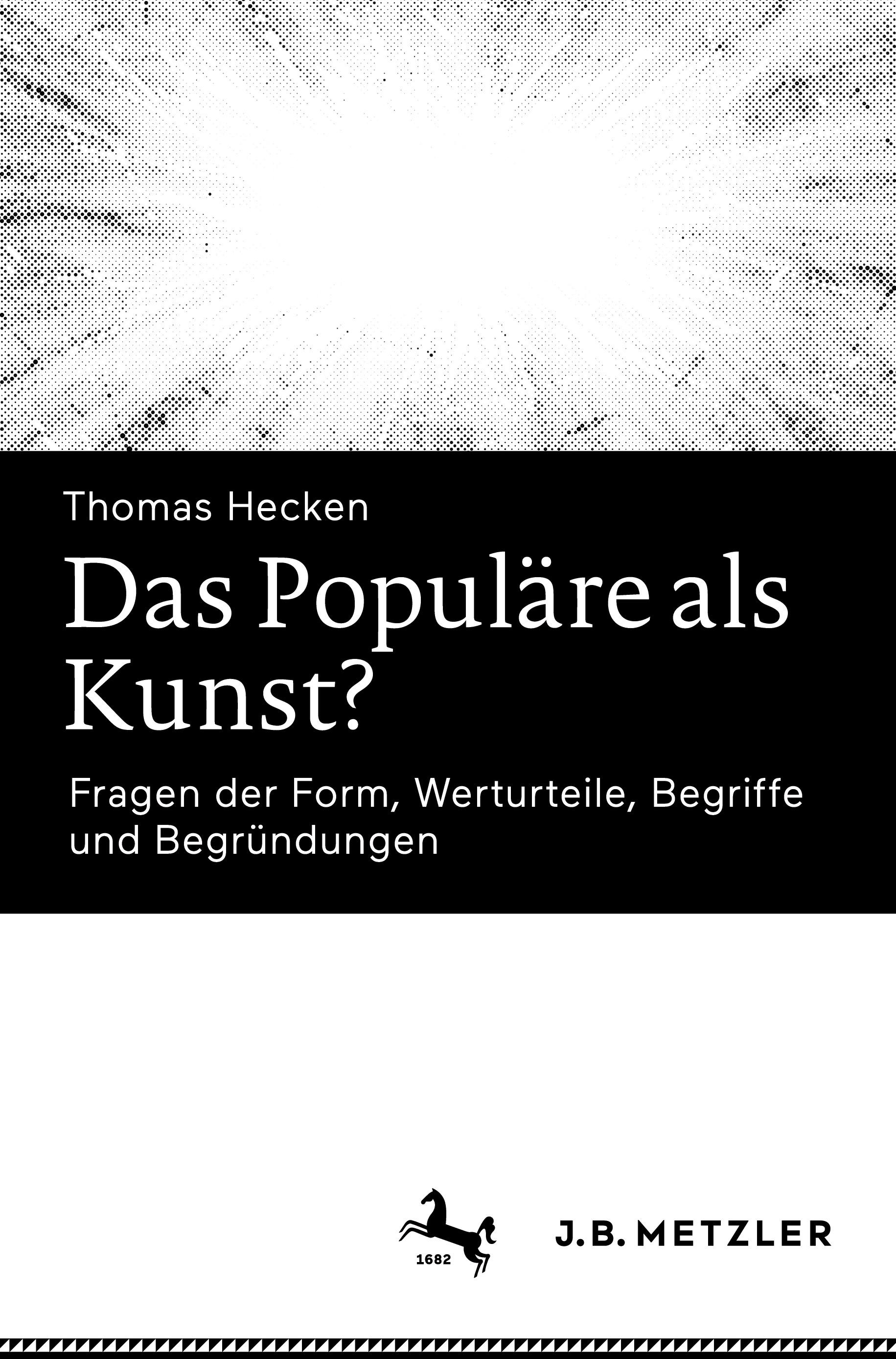 Vorderes Coverbild Das Populäre als Kunst?