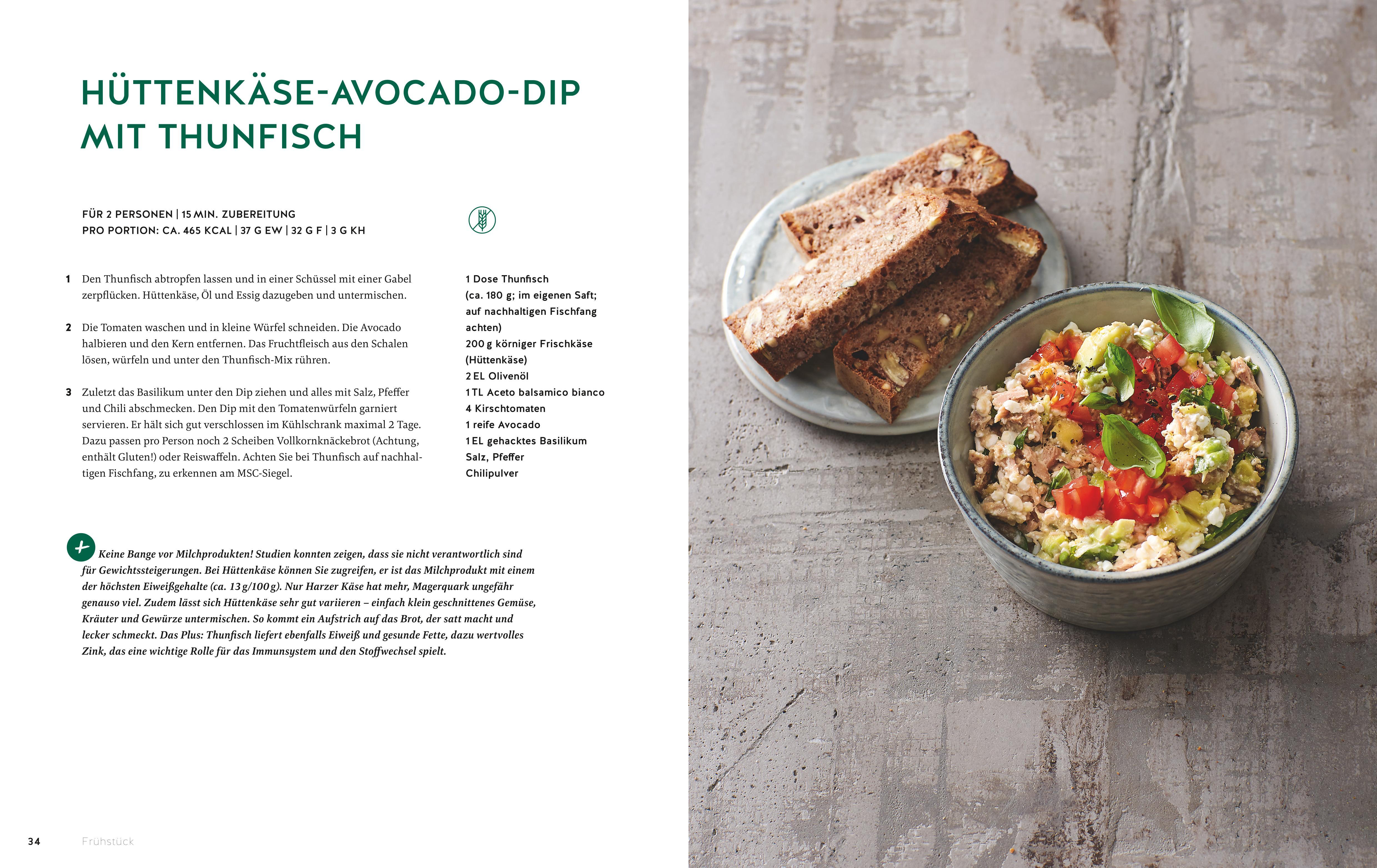 Beispielinhalt (Bild) Meine 80 besten Rezepte gegen Bauchfett