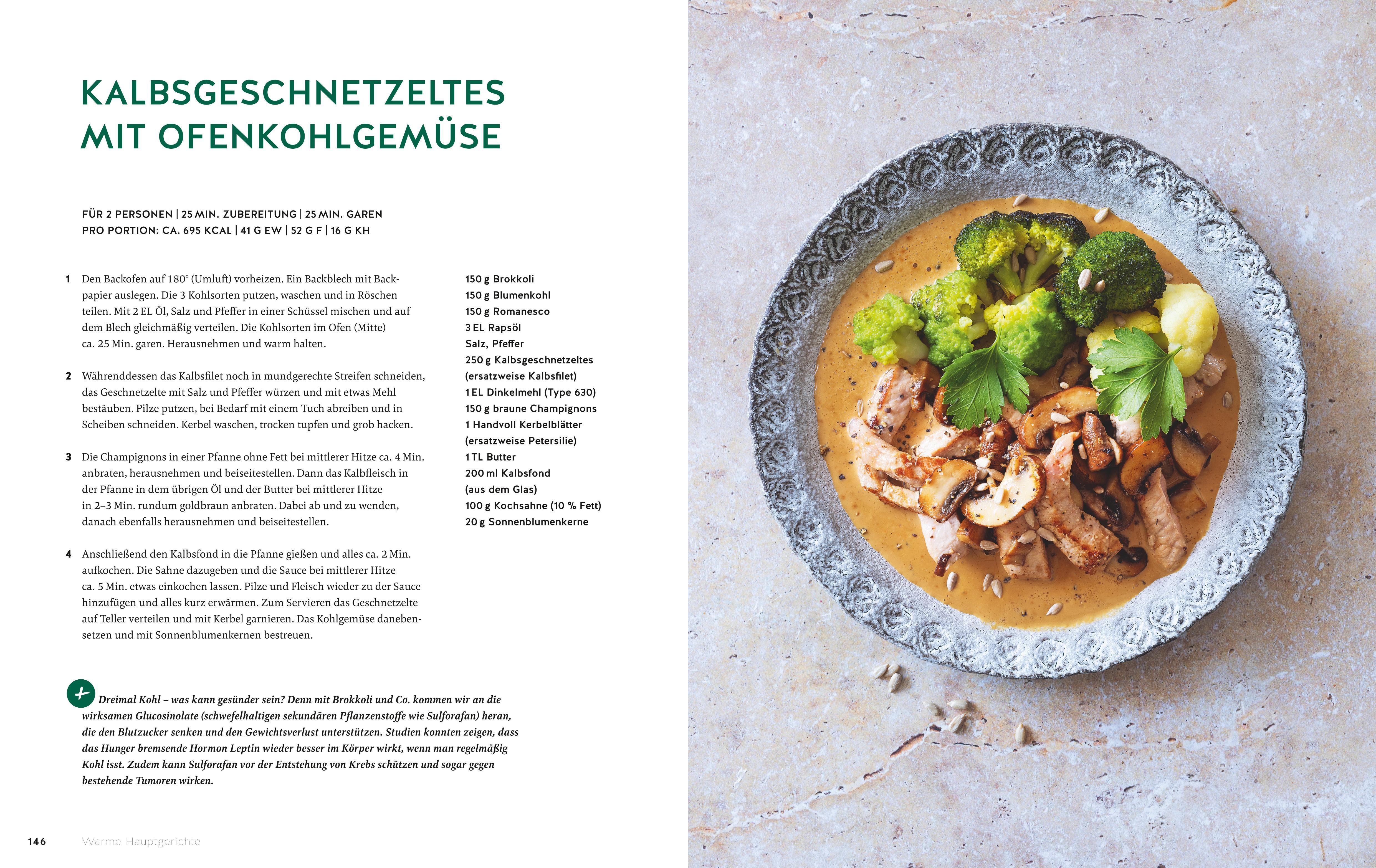 Beispielinhalt (Bild) Meine 80 besten Rezepte gegen Bauchfett