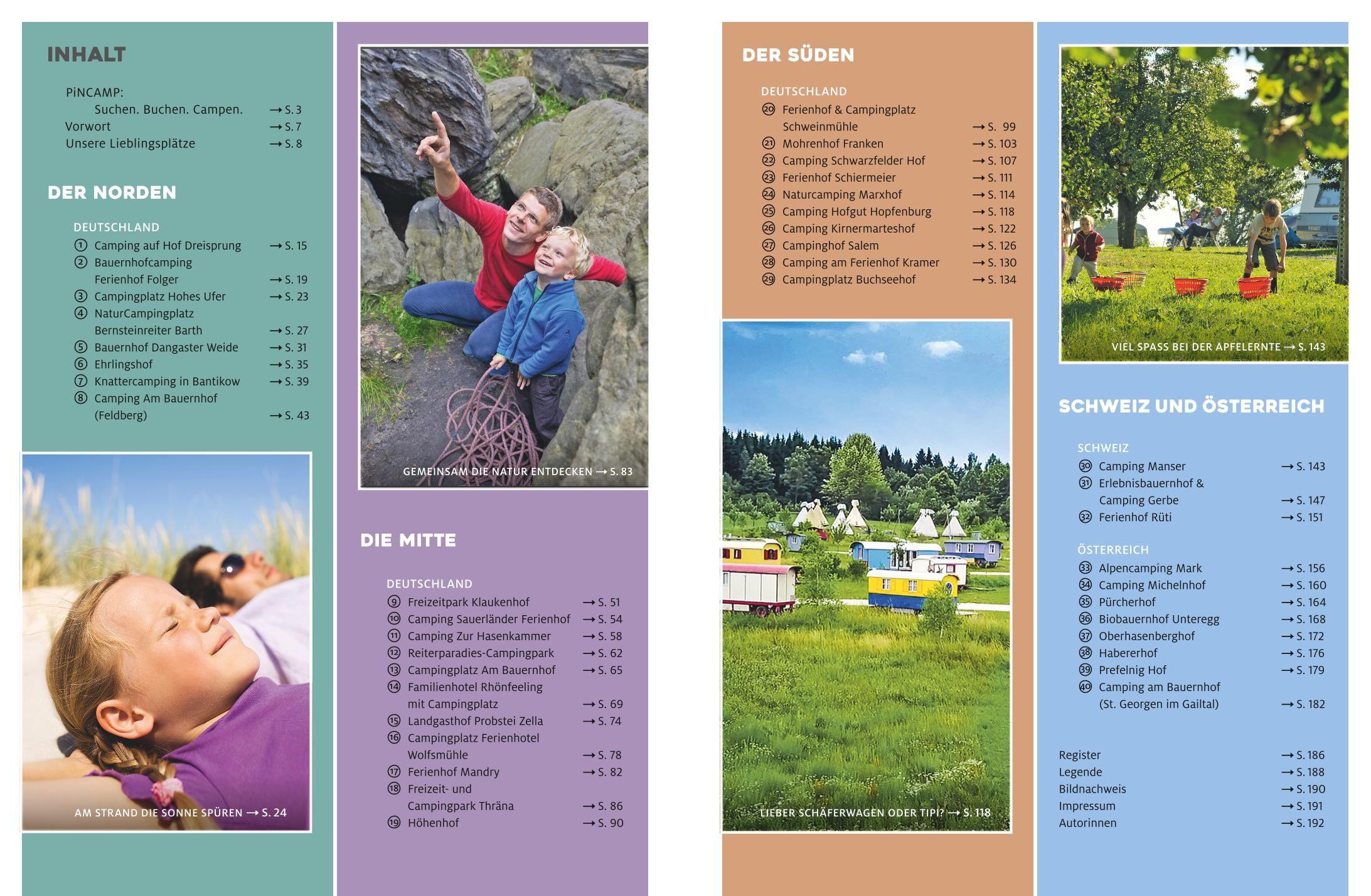 Beispielinhalt (Bild) Yes we camp! Familien-Camping auf dem Land