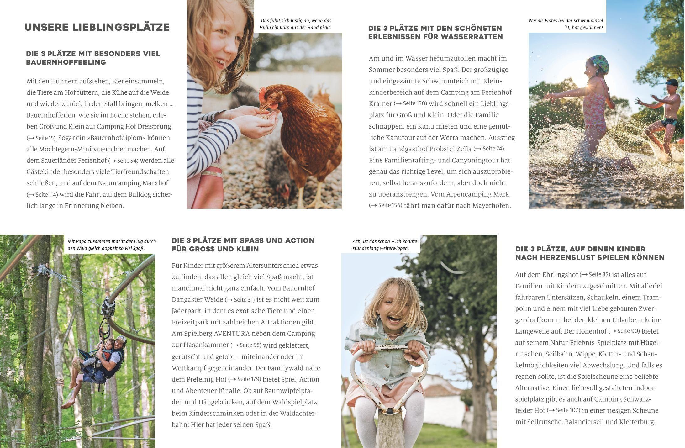 Beispielinhalt (Bild) Yes we camp! Familien-Camping auf dem Land