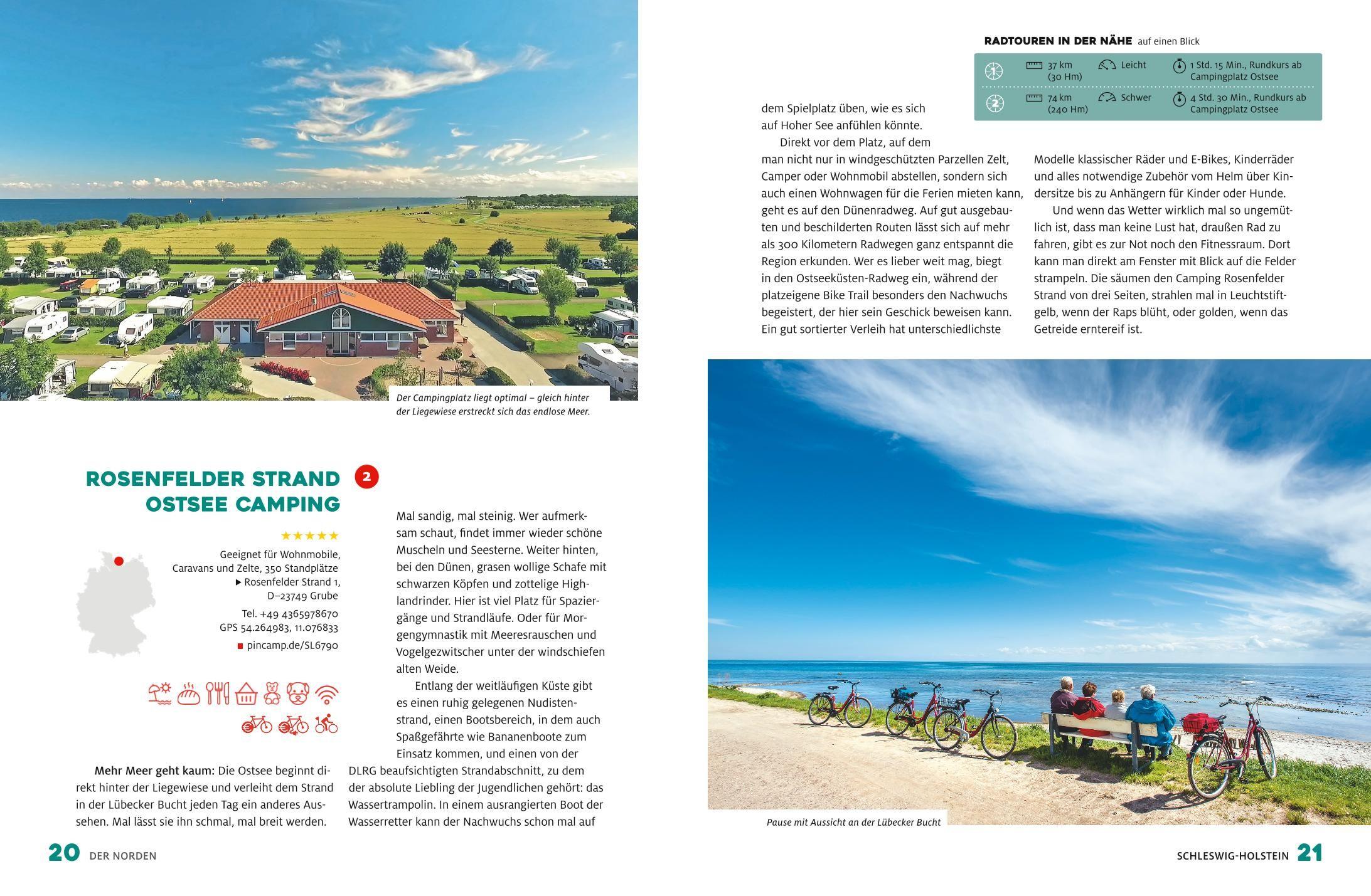 Beispielinhalt (Bild) Yes we camp! Camping mit Rad und E-Bike