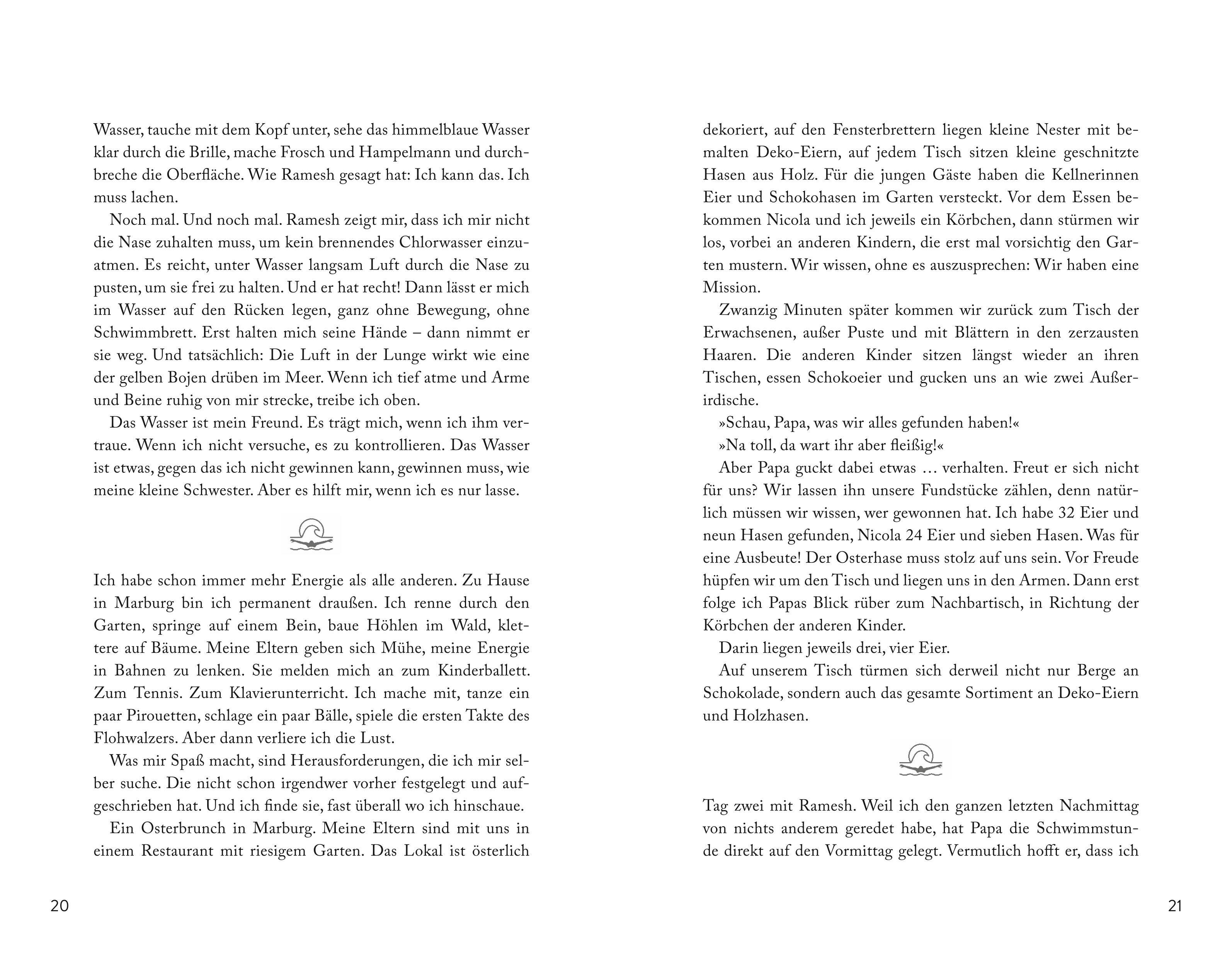 Beispielinhalt (Bild) Im Meer bin ich zu Hause