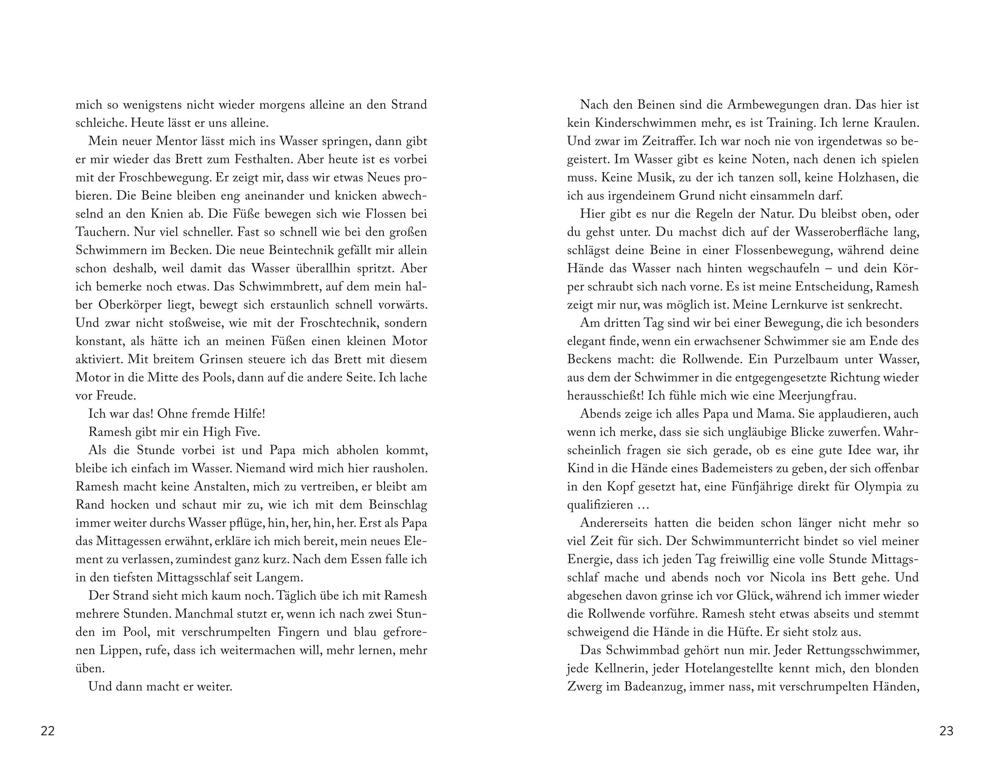 Beispielinhalt (Bild) Im Meer bin ich zu Hause