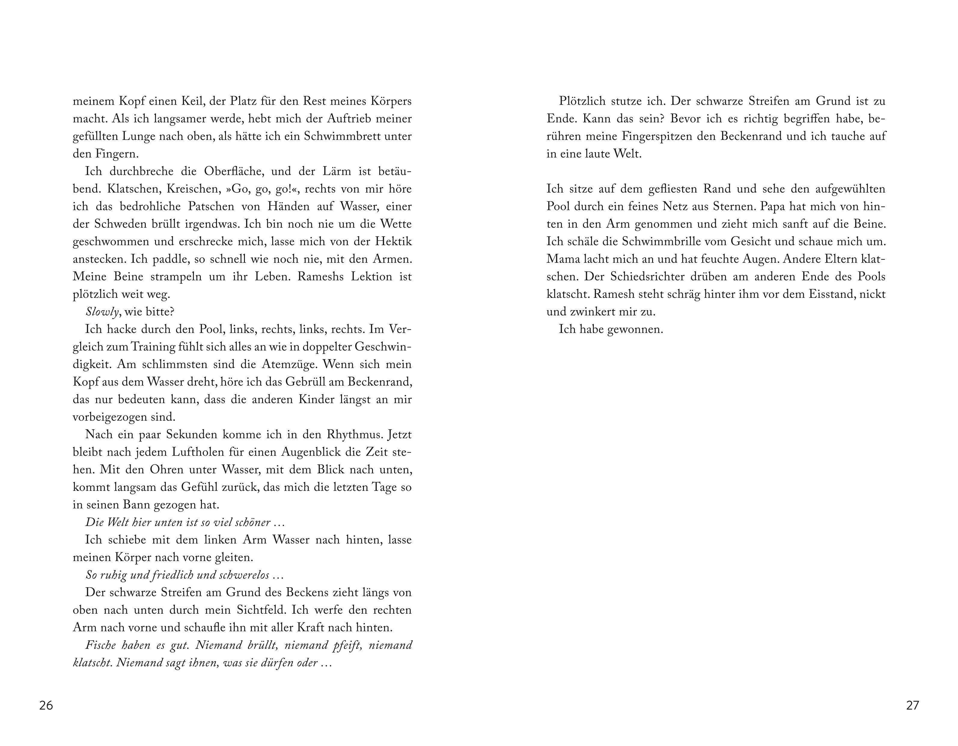 Beispielinhalt (Bild) Im Meer bin ich zu Hause