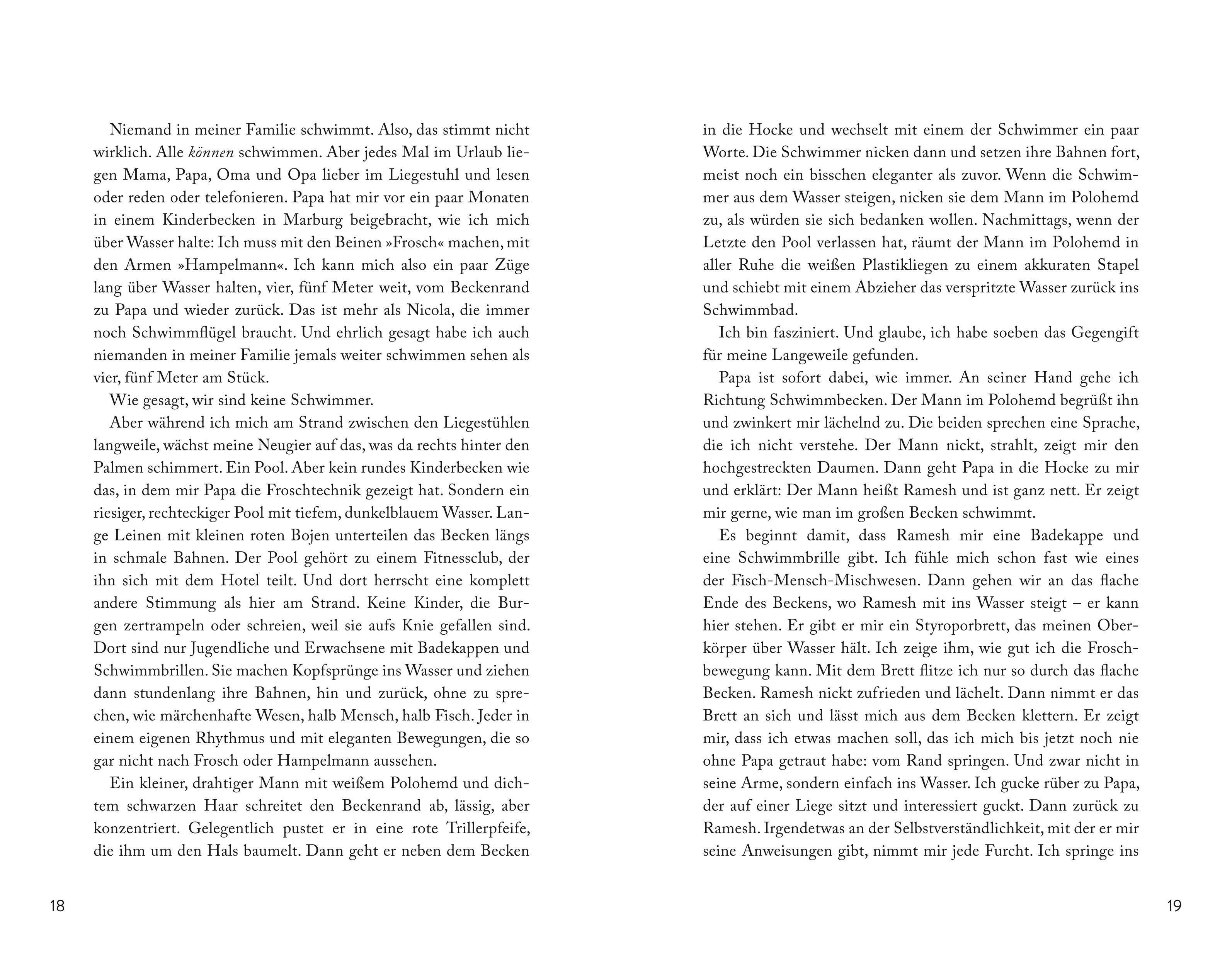 Beispielinhalt (Bild) Im Meer bin ich zu Hause