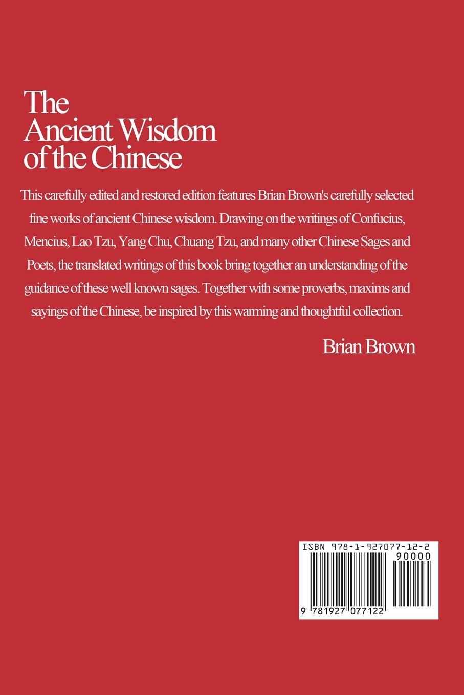 Rückseitencover The Ancient Wisdom of the Chinese