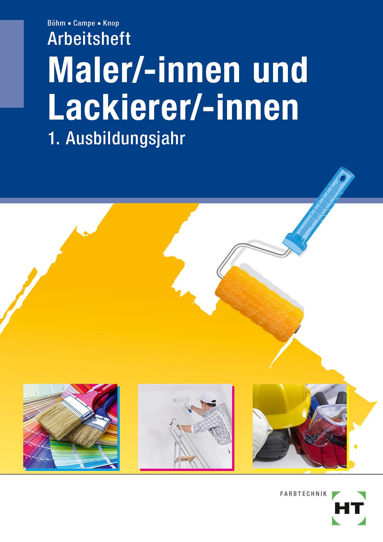 Vorderes Coverbild Arbeitsheft Maler/-innen und Lackierer/-innen