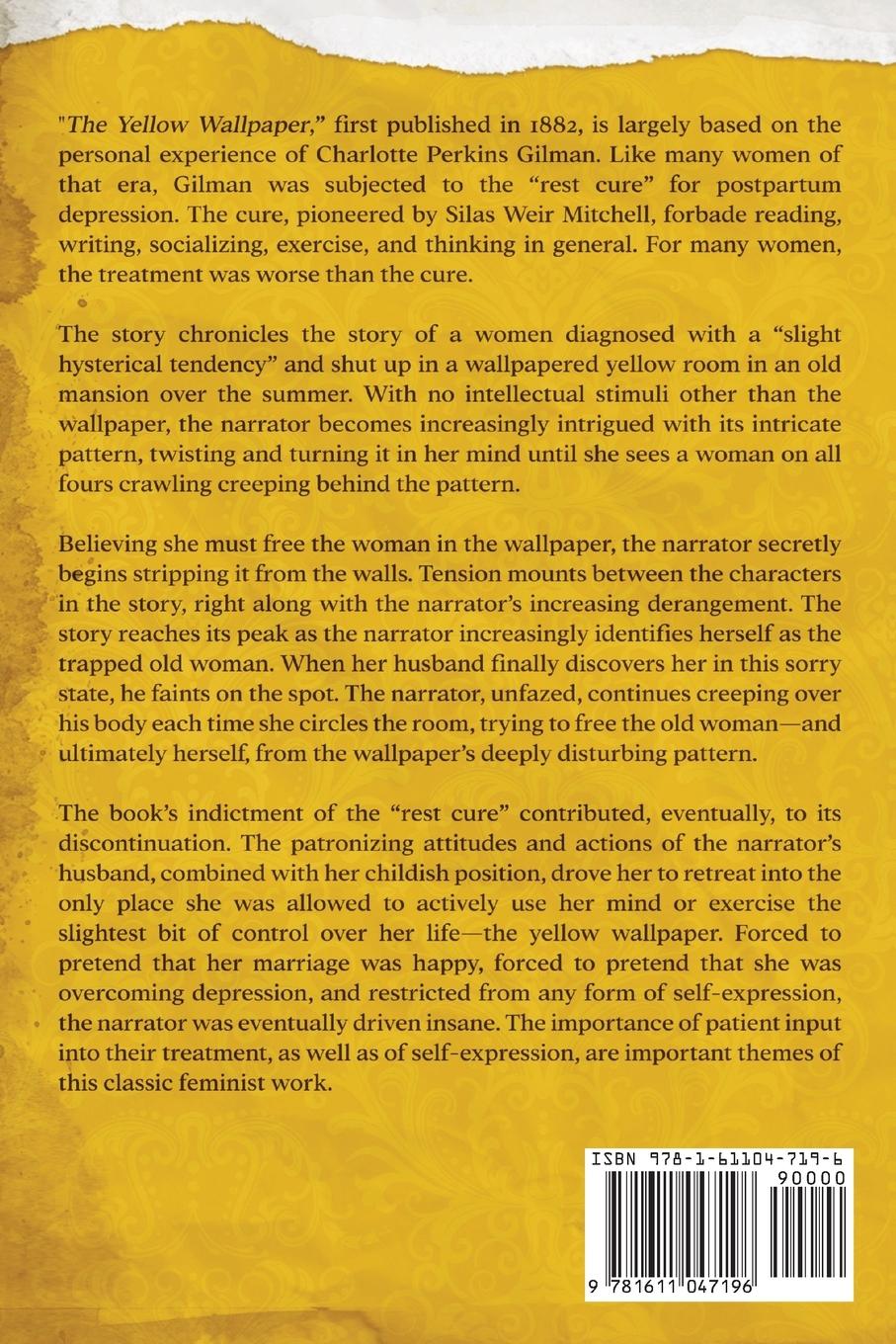 Rückseitencover The Yellow Wallpaper