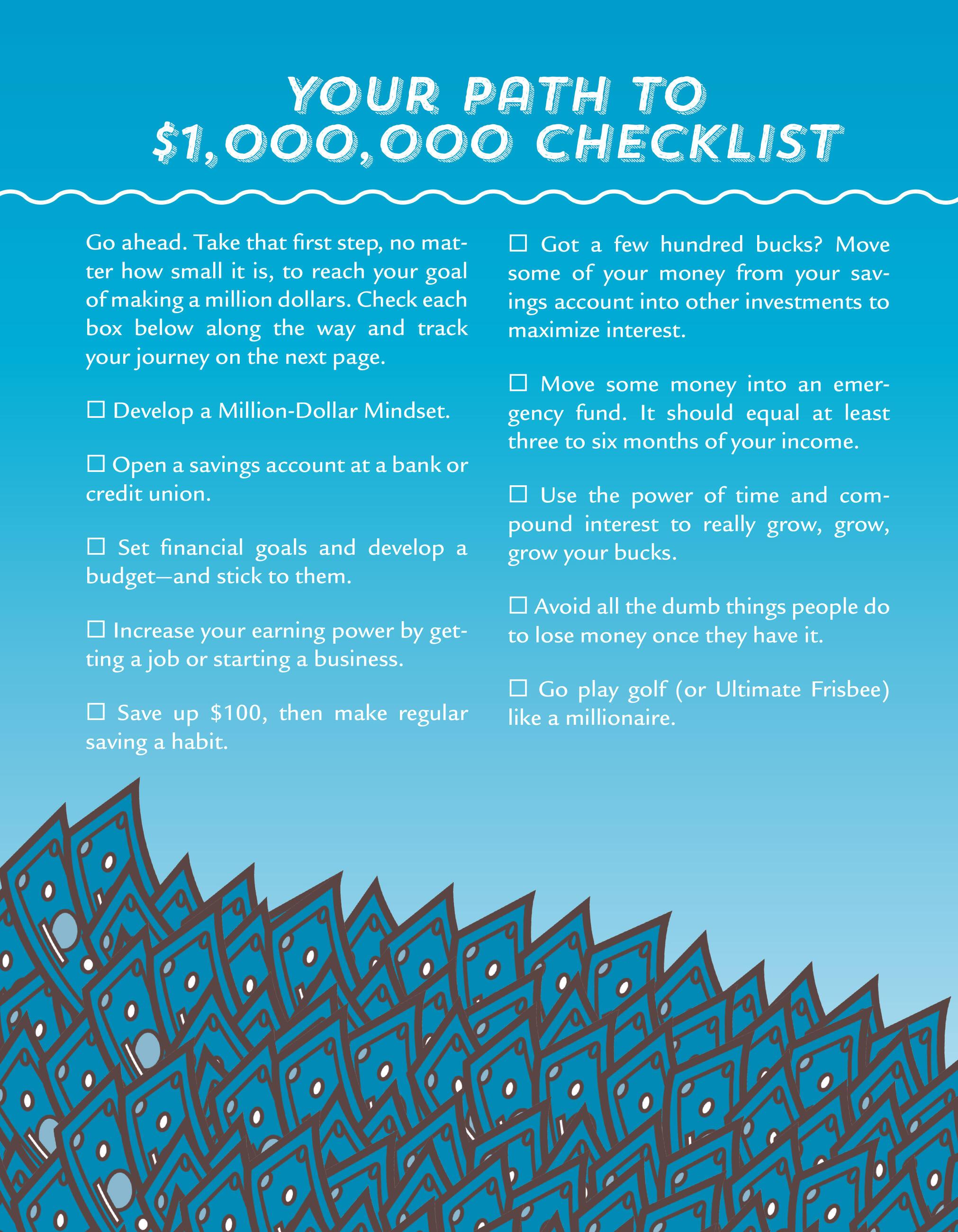 Beispielinhalt (Bild) How to Turn $100 Into $1,000,000