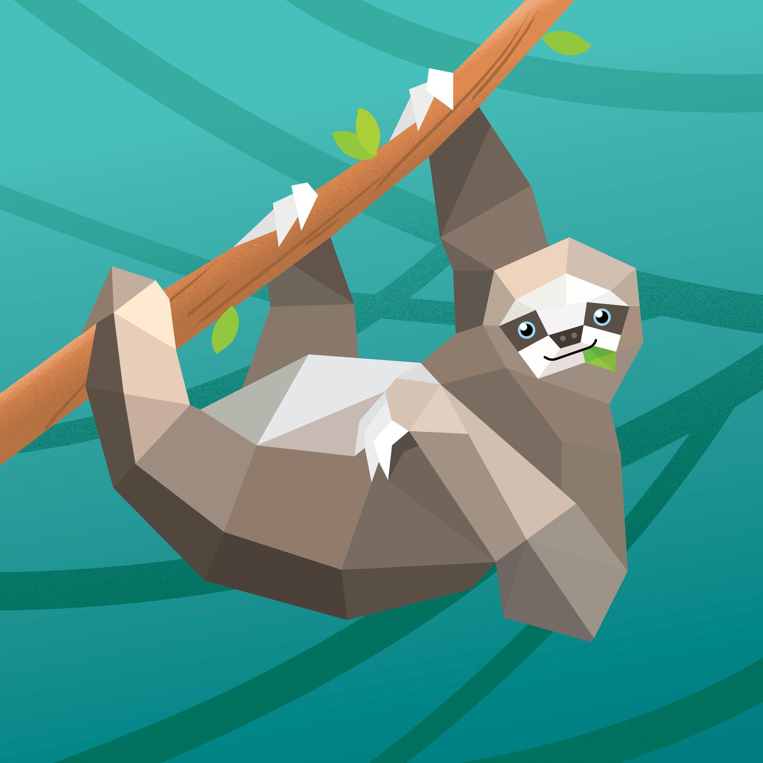 Beispielinhalt (Bild) Paint by Sticker Kids: Rainforest Animals