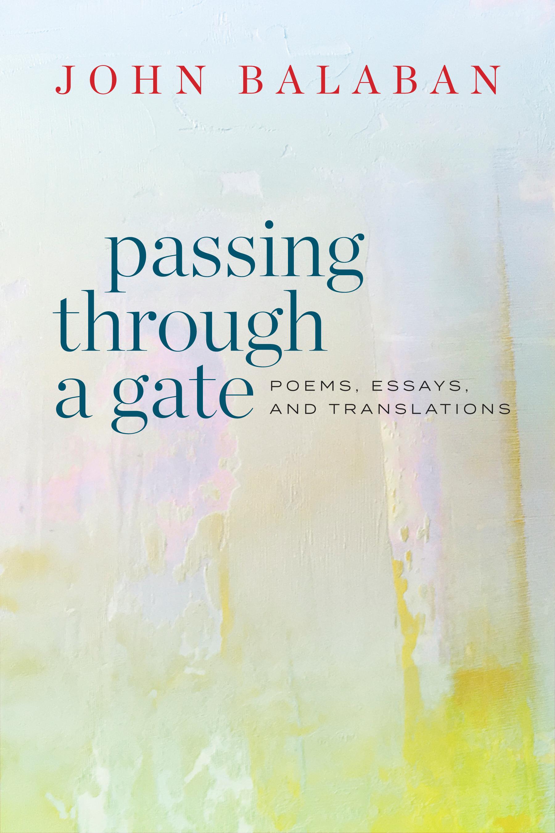 Vorderes Coverbild Passing through a Gate