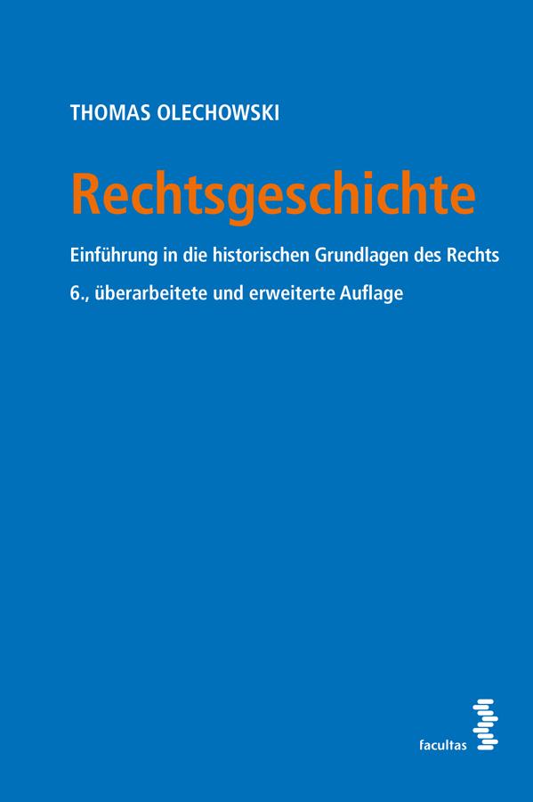 Vorderes Coverbild Rechtsgeschichte