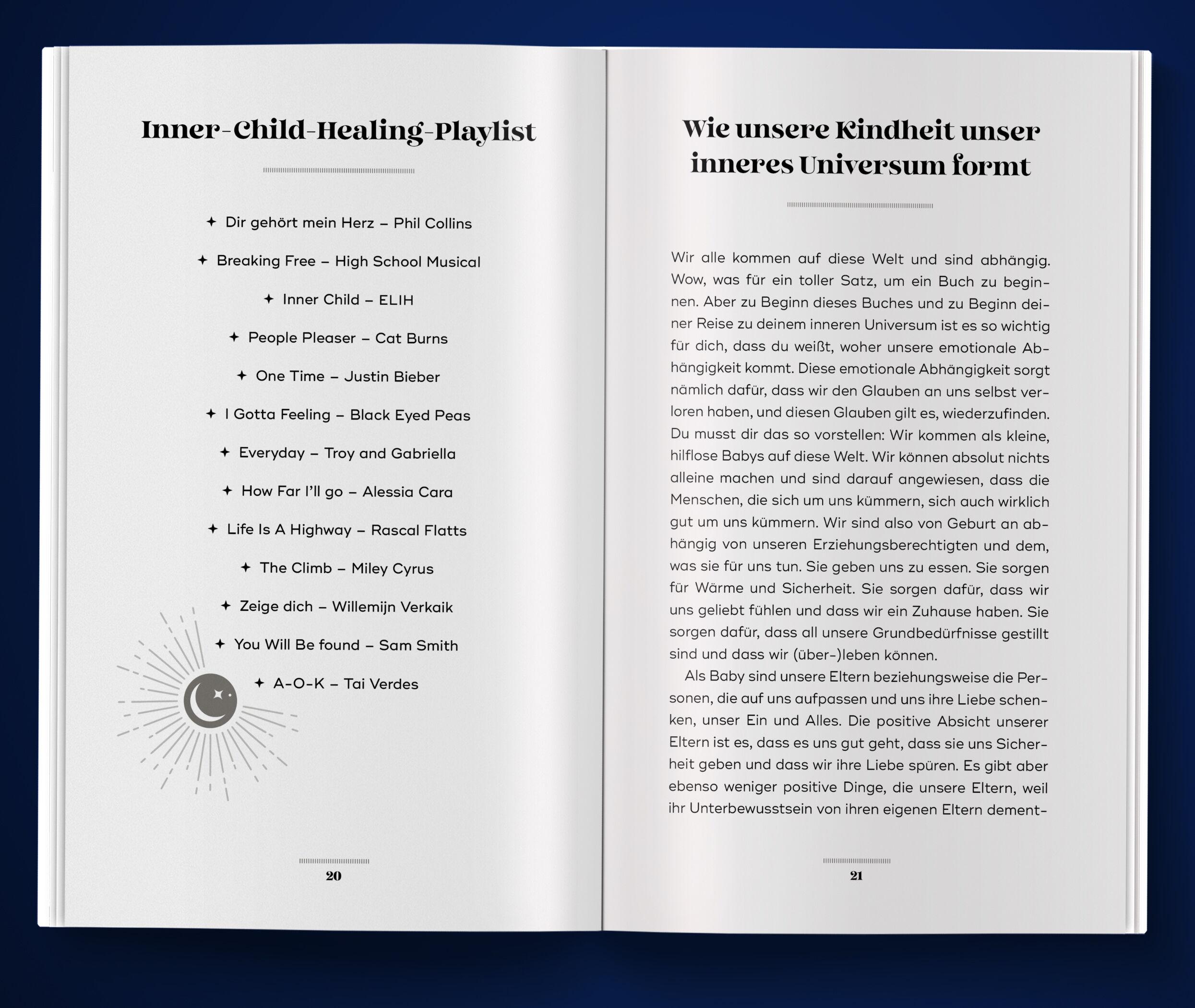 Beispielinhalt (Bild) Das Universum in mir