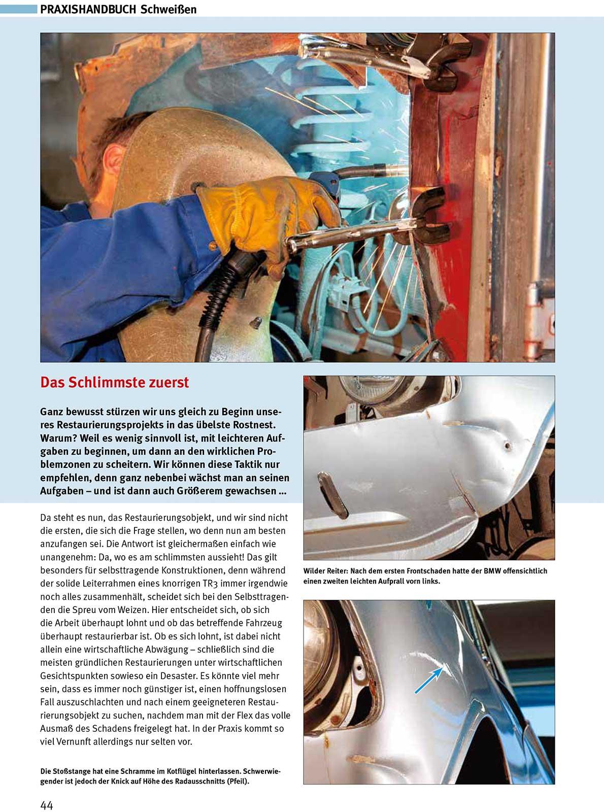 Beispielinhalt (Bild) Praxishandbuch Schweißen