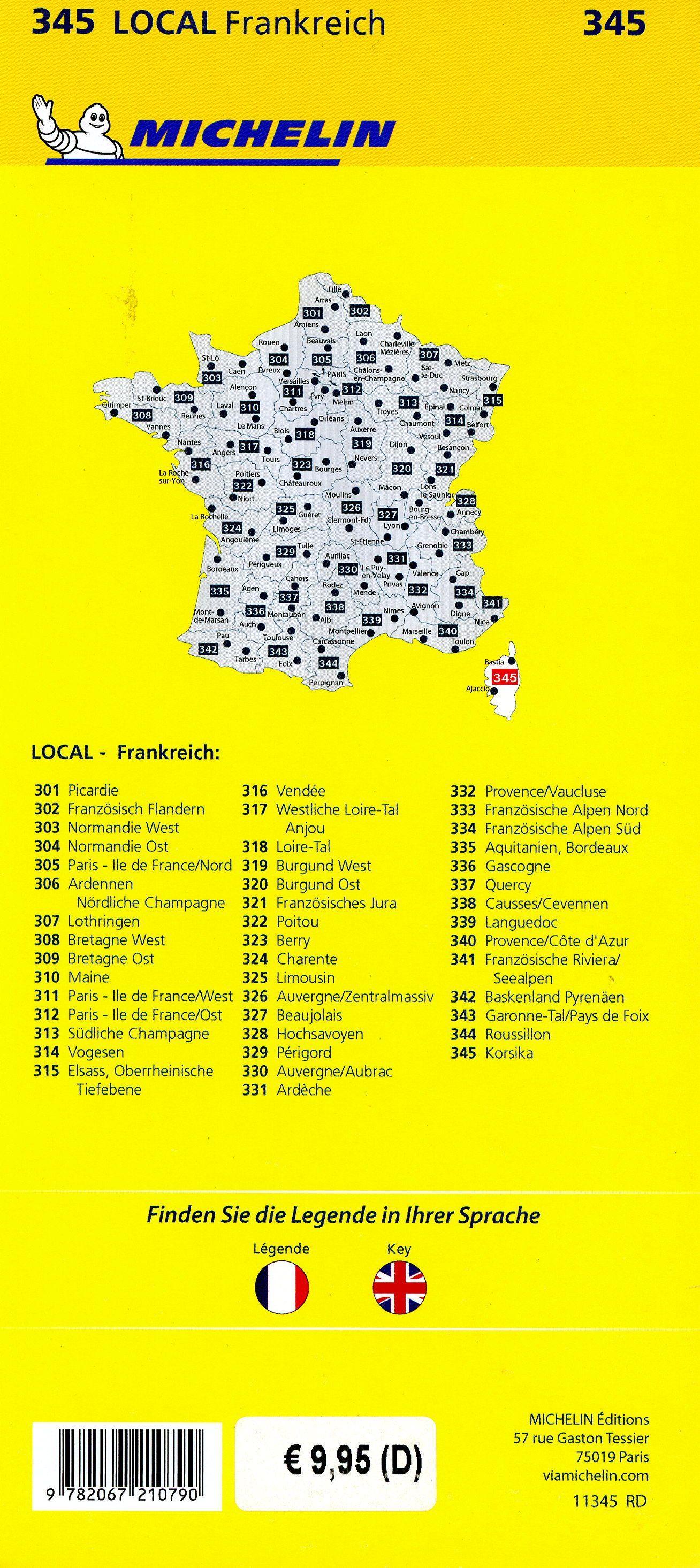 Beispielinhalt (Bild) Michelin Korsika