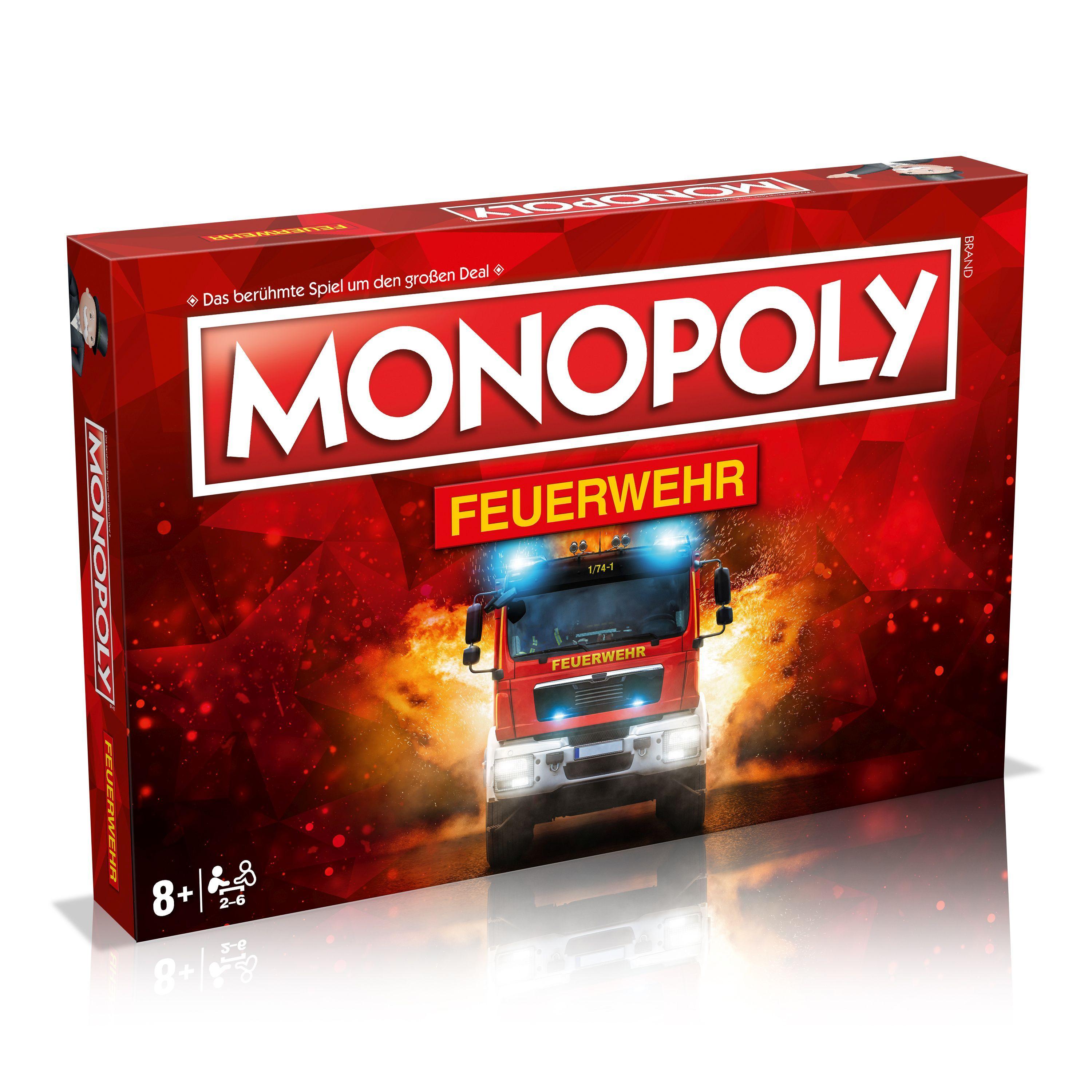 Vorderes Coverbild Monopoly Feuerwehr
