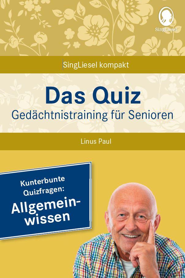 Vorderes Coverbild Allgemeinwissen. Das Gedächtnistraining-Quiz für Senioren. Ideal als Beschäftigung, Gedächtnistraining, Aktivierung bei Demenz.