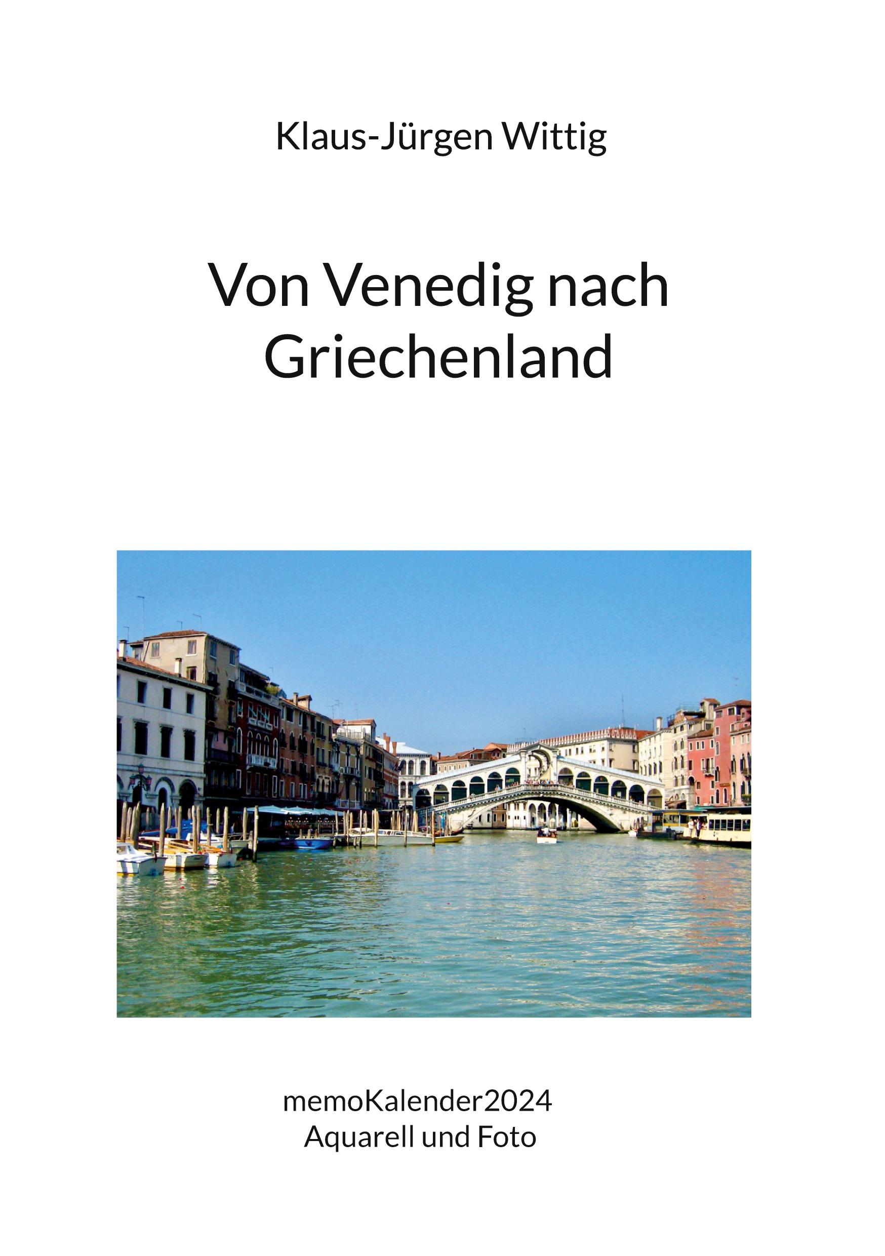 Vorderes Coverbild Von Venedig nach Griechenland