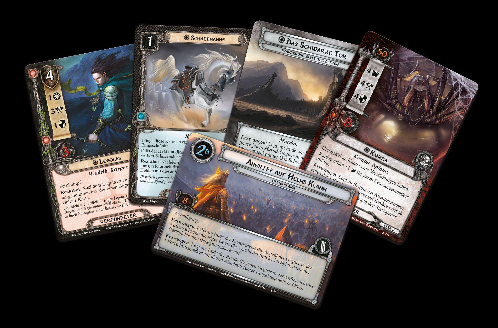 Beispielinhalt (Bild) Der Herr der Ringe: Das Kartenspiel - Die zwei Türme