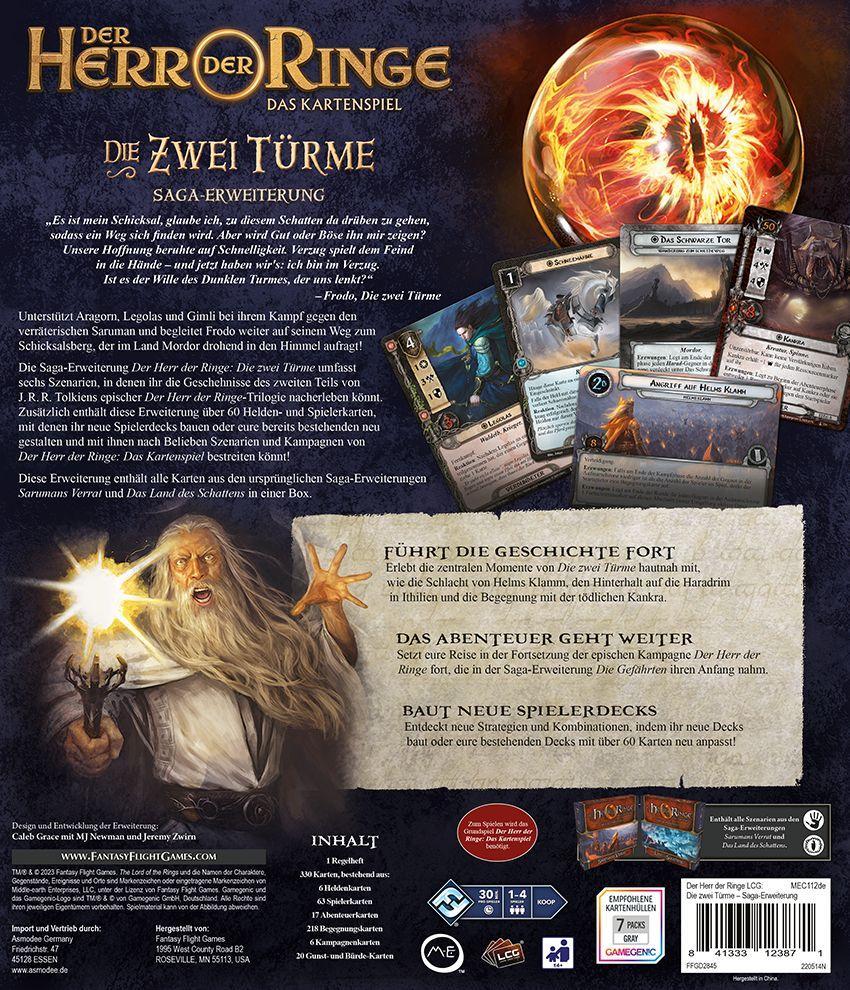 Beispielinhalt (Bild) Der Herr der Ringe: Das Kartenspiel - Die zwei Türme