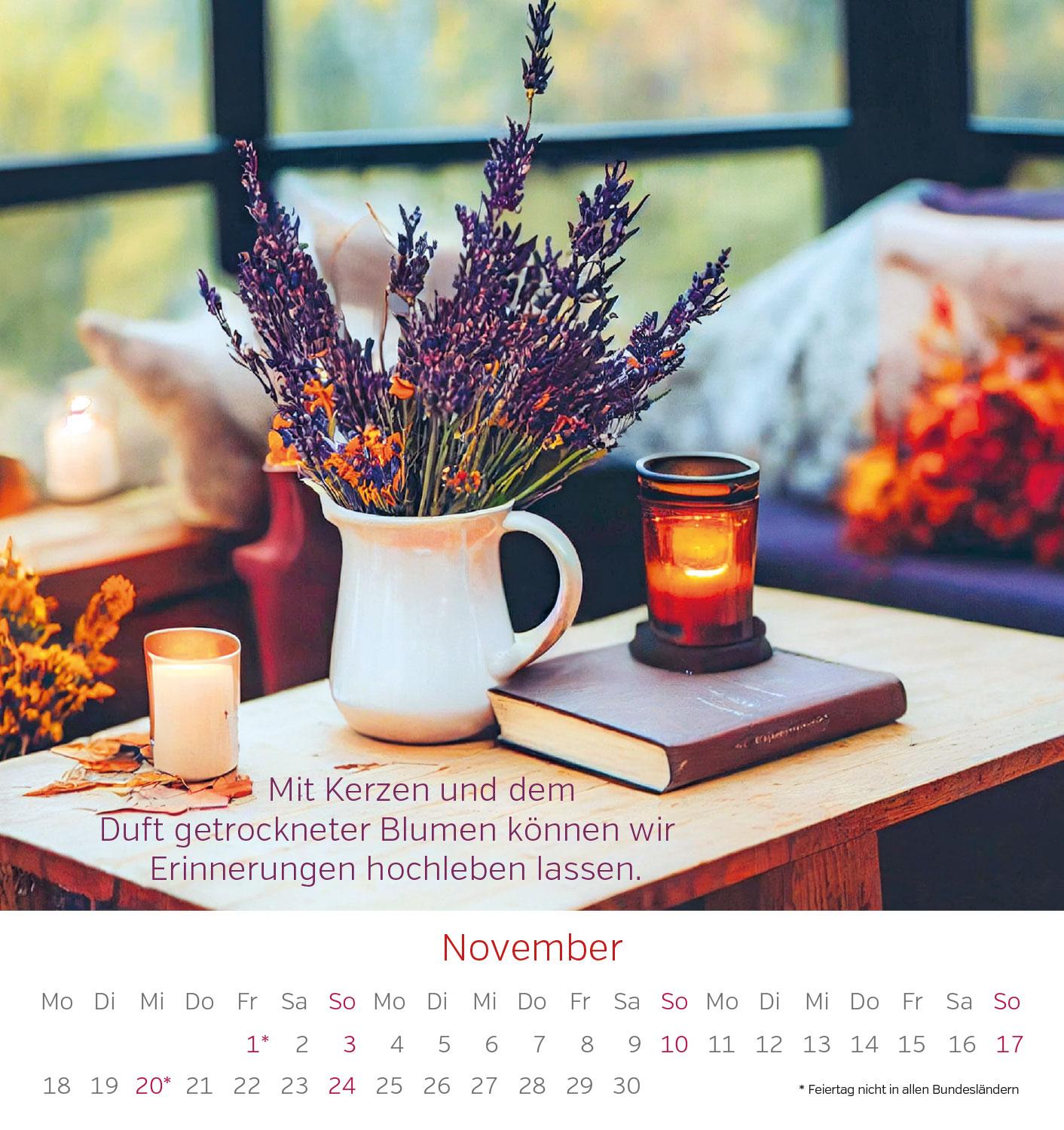 Beispielinhalt (Bild) Gute Laune Kalender 2024