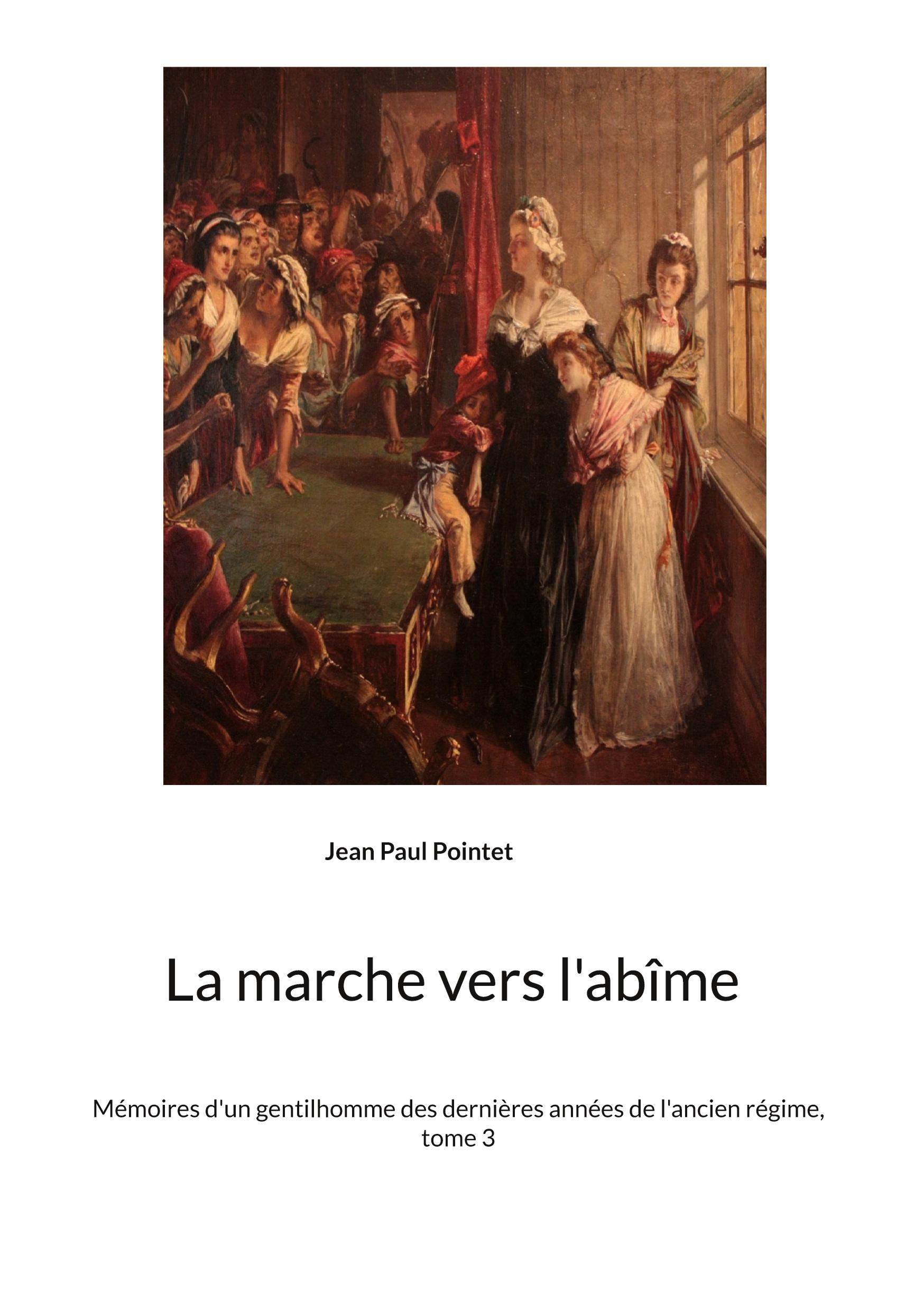 Vorderes Coverbild La marche vers l'abîme
