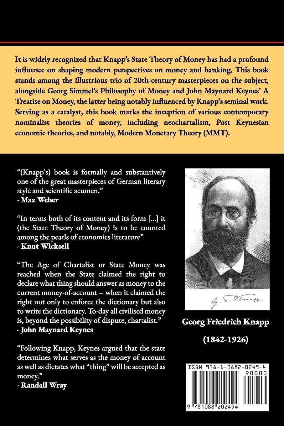 Rückseitencover The State Theory of Money