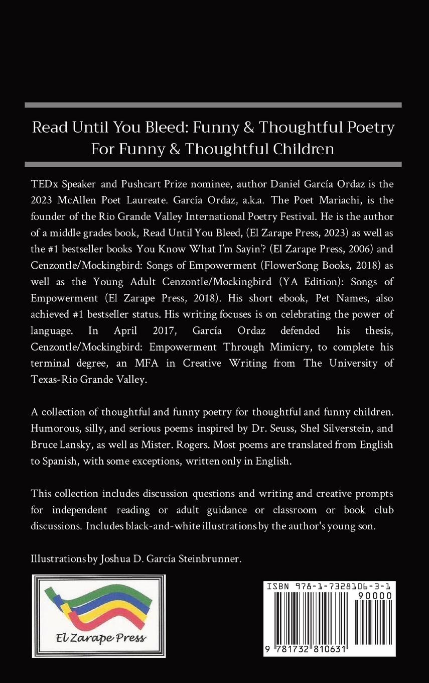 Rückseitencover Read Until You Bleed