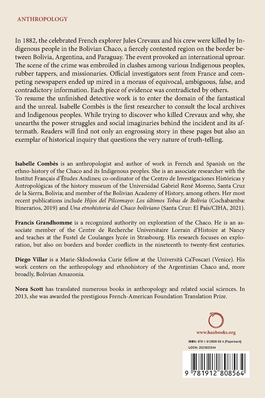 Rückseitencover Who Killed Jules Crevaux?