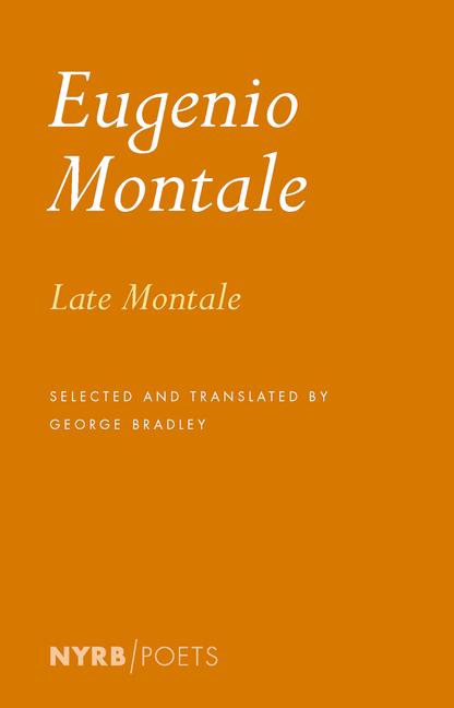 Vorderes Coverbild Late Montale