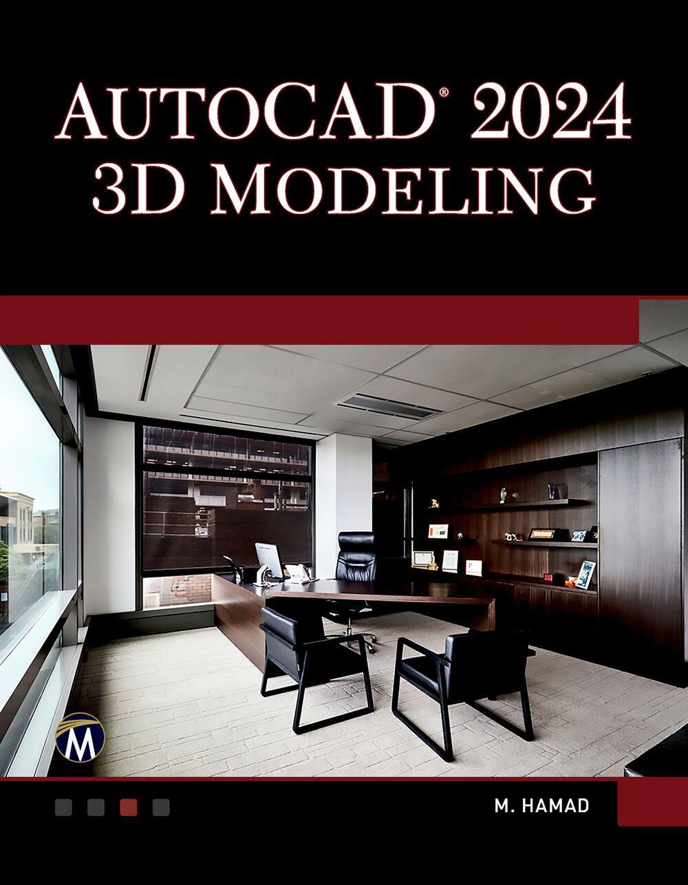 Vorderes Coverbild AutoCAD 2024 3D Modeling