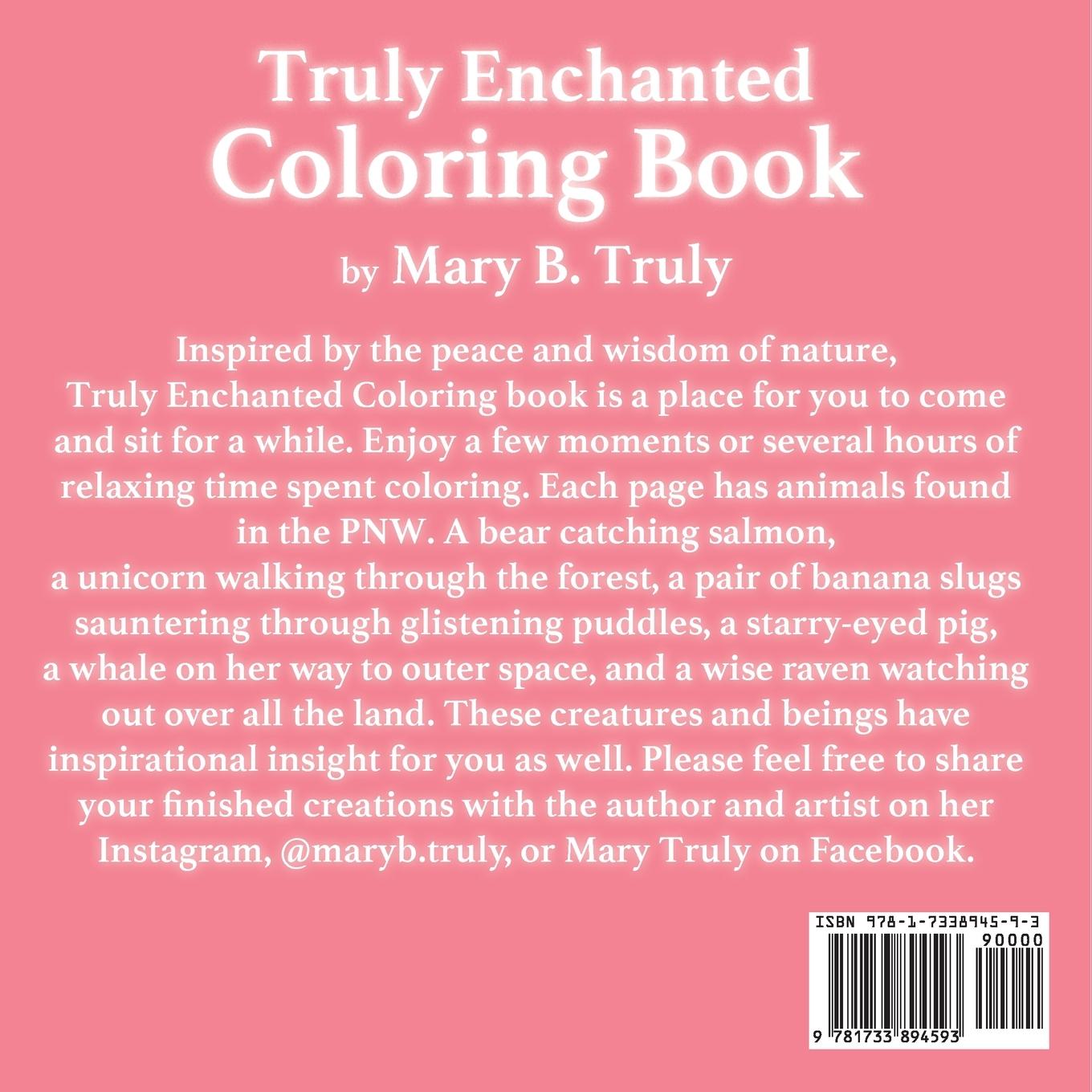 Rückseitencover Truly Enchanted Coloring Book