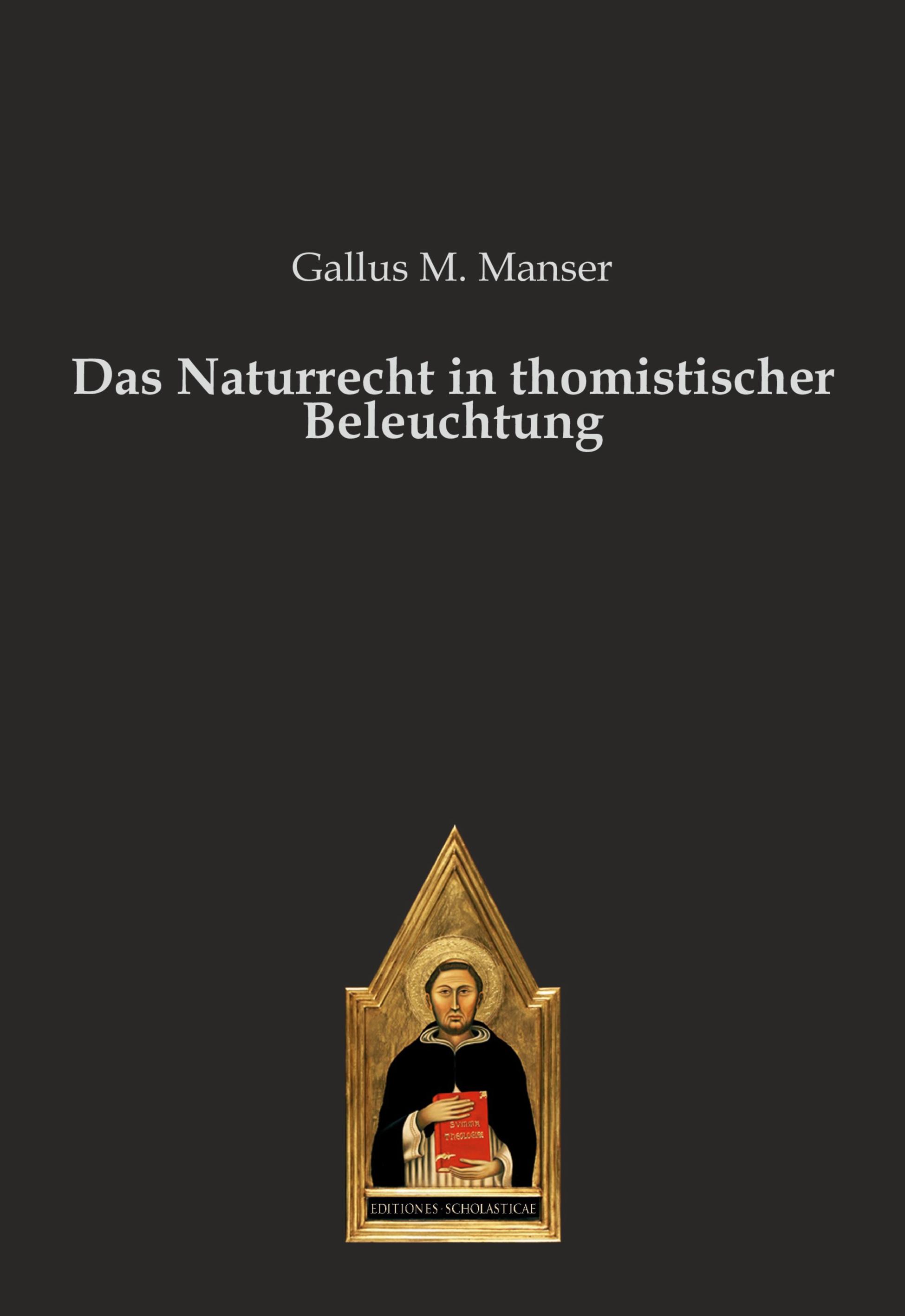 Vorderes Coverbild Das Naturrecht in thomistischer Beleuchtung