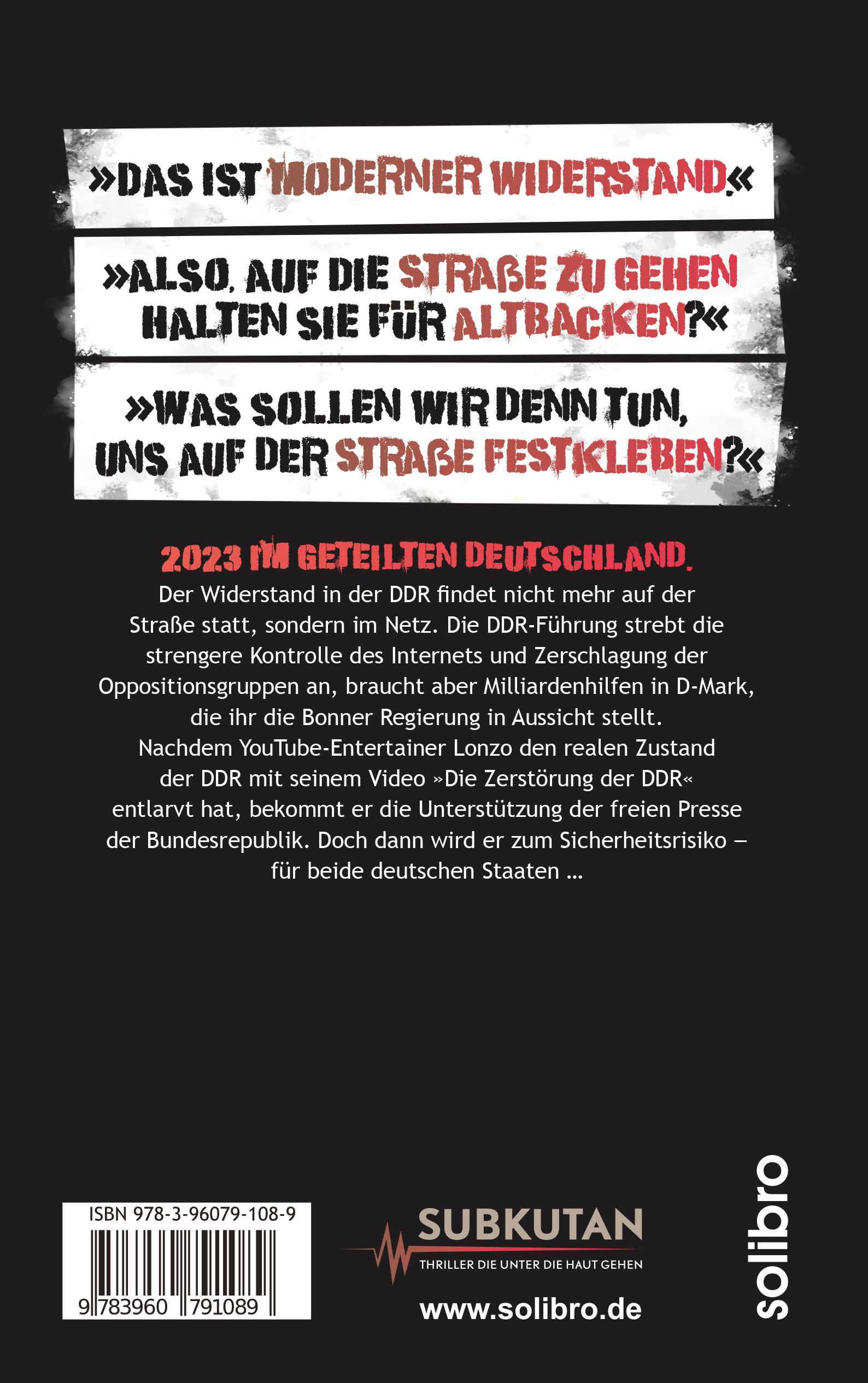 Rückseitencover Hashtag #DDR