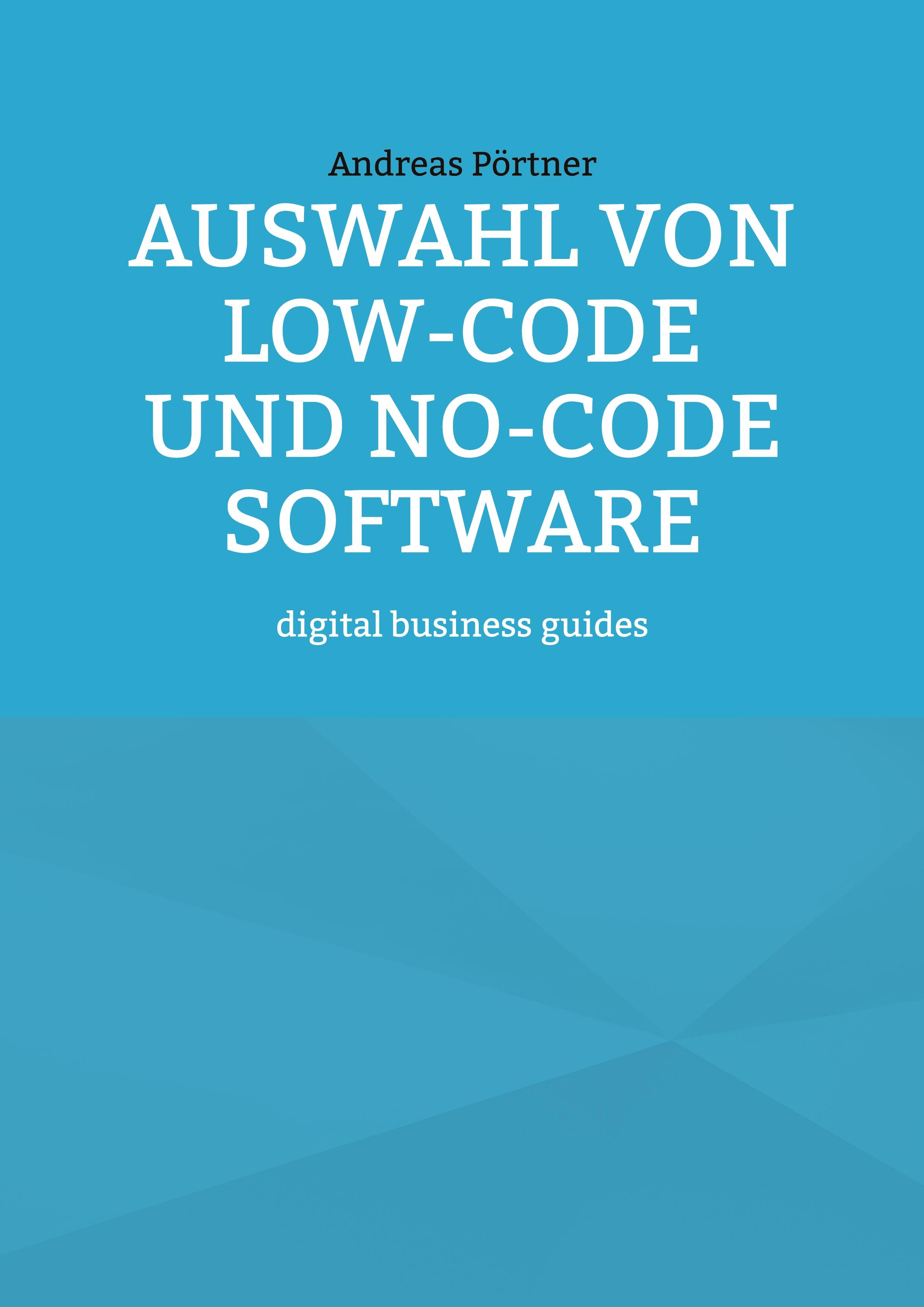 Vorderes Coverbild Auswahl von Low-Code und No-Code Software