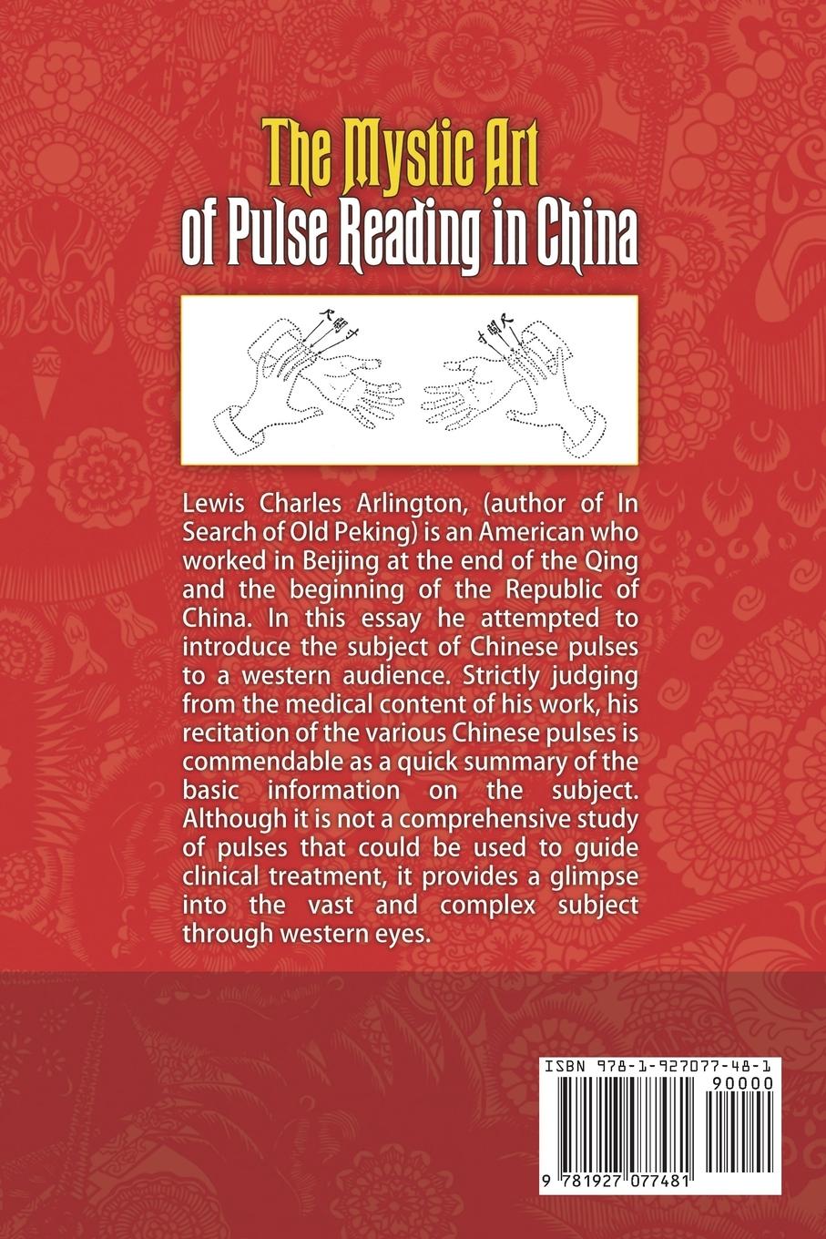 Rückseitencover The Mystic Art of Pulse Reading in China