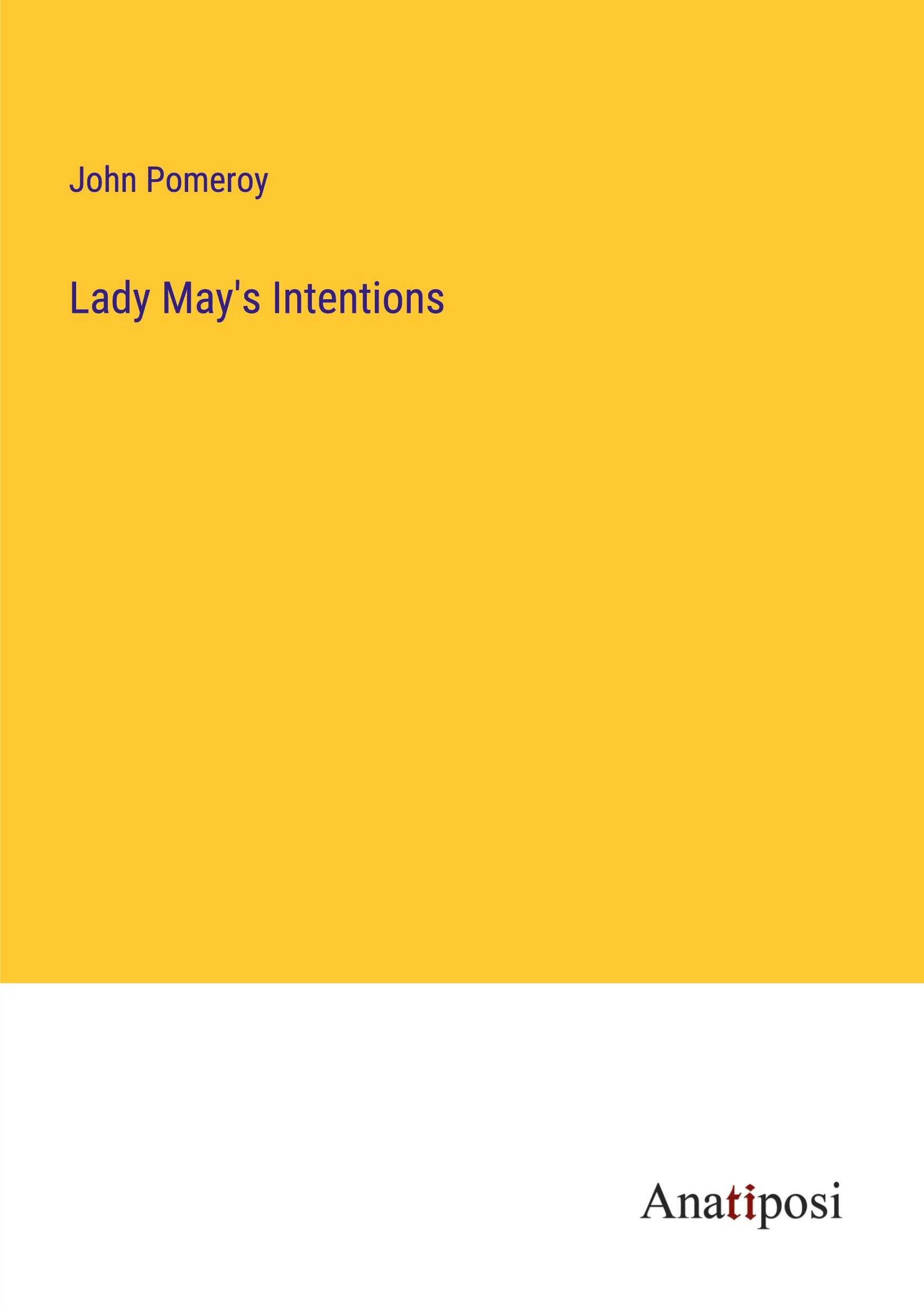 Vorderes Coverbild Lady May's Intentions