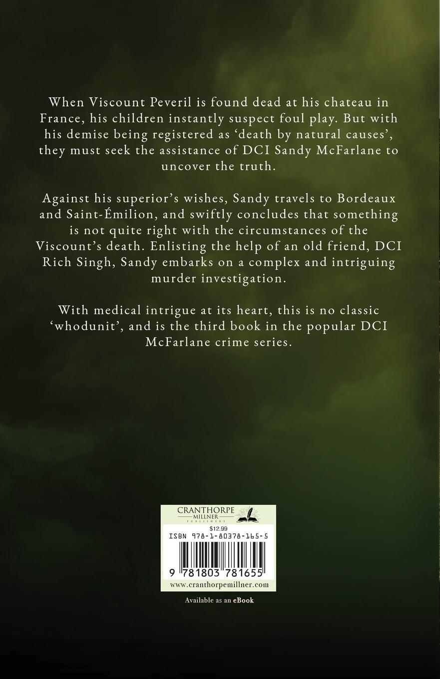 Rückseitencover Death at Chateau Peveril