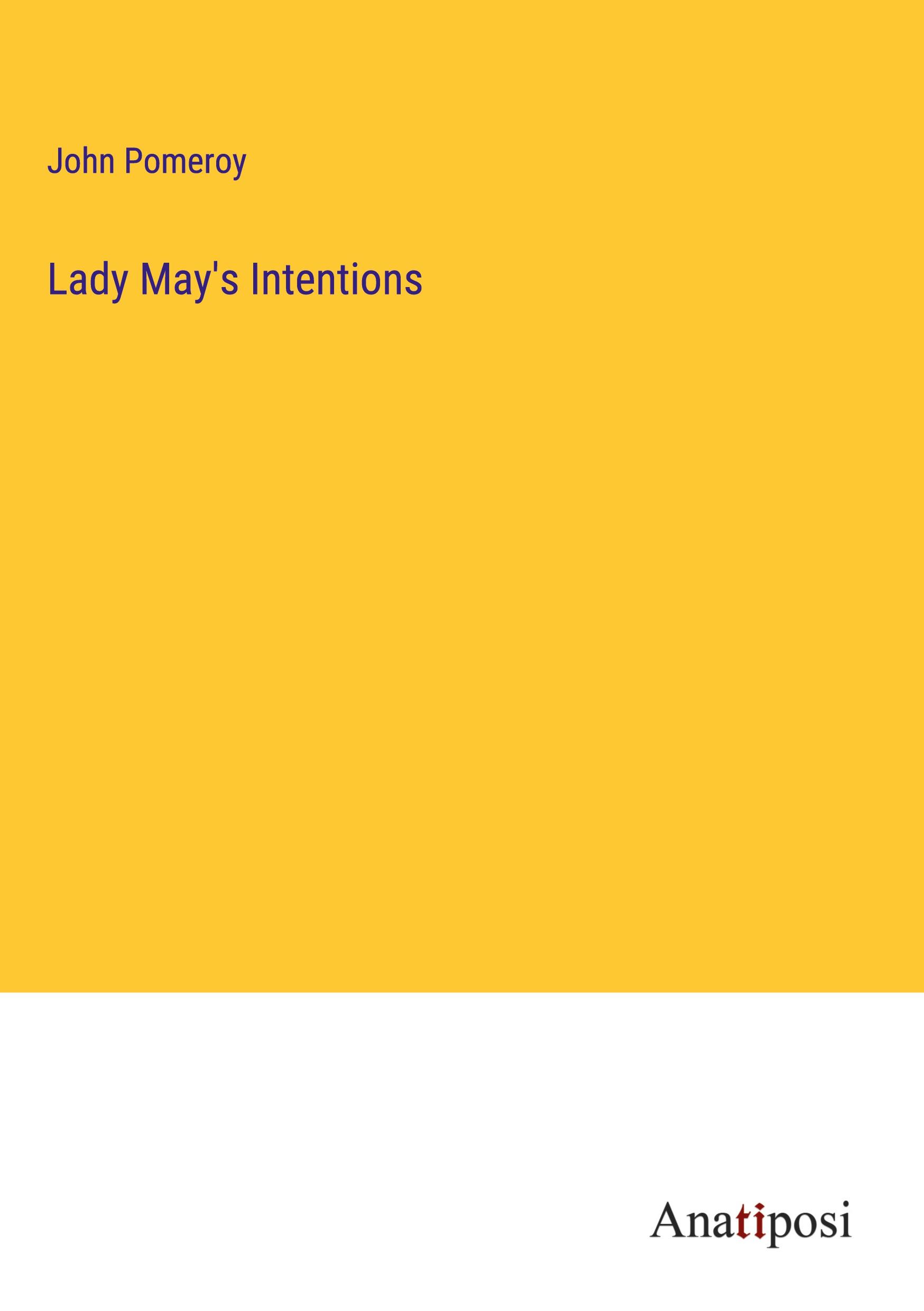 Vorderes Coverbild Lady May's Intentions