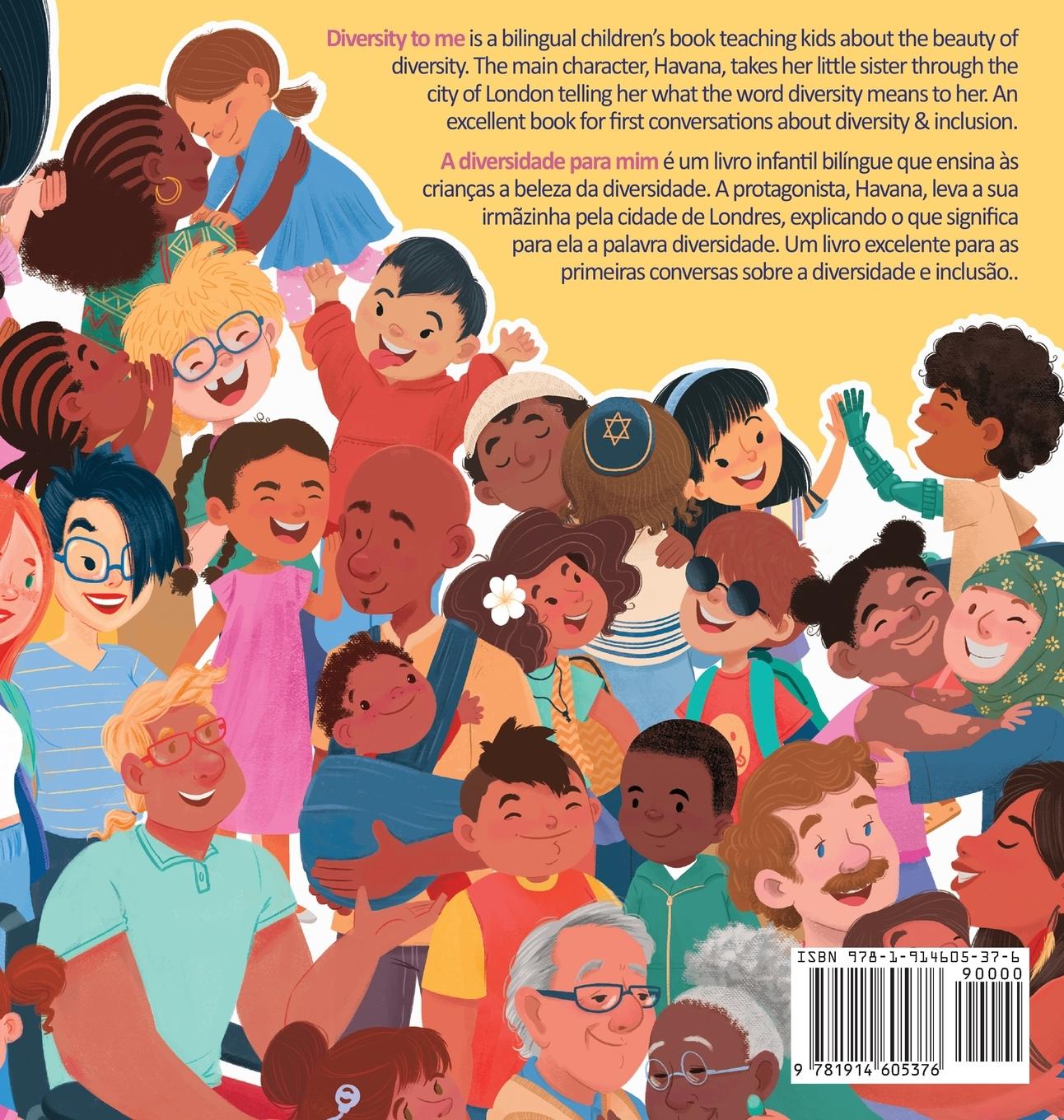 Rückseitencover Diversity to me/ a diversidade para mim