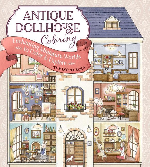 Vorderes Coverbild Antique Dollhouse Coloring