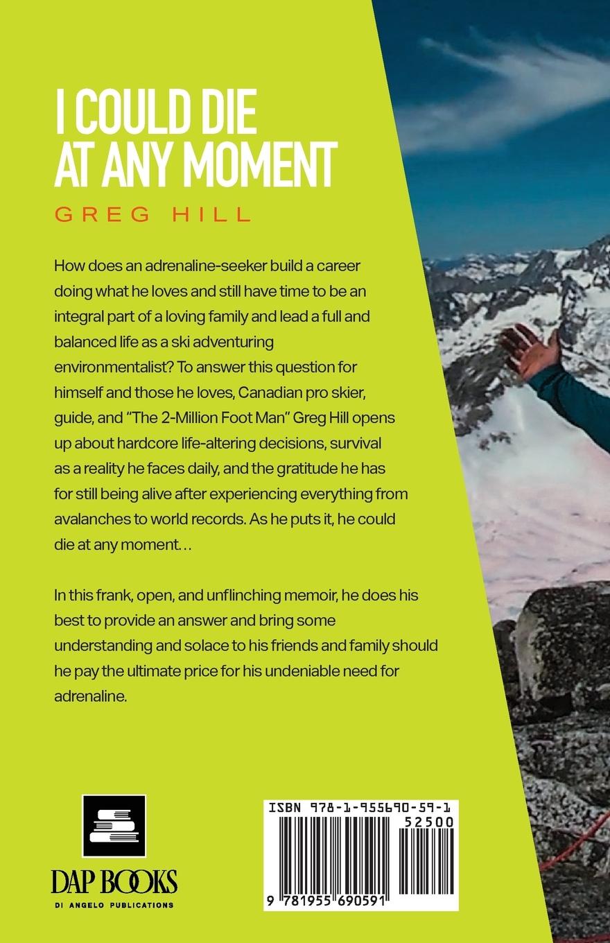 Rückseitencover I Could Die at Any Moment